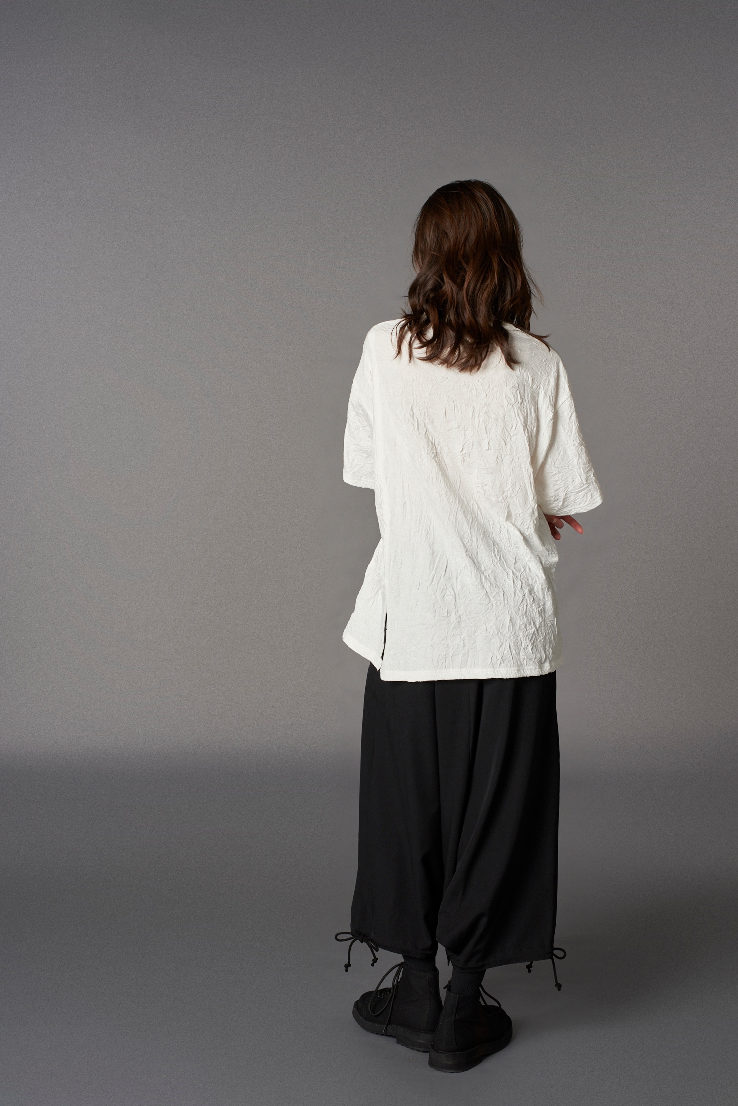 CATCH WASHER T-SHIRT MIX TIERED T-SHIRT