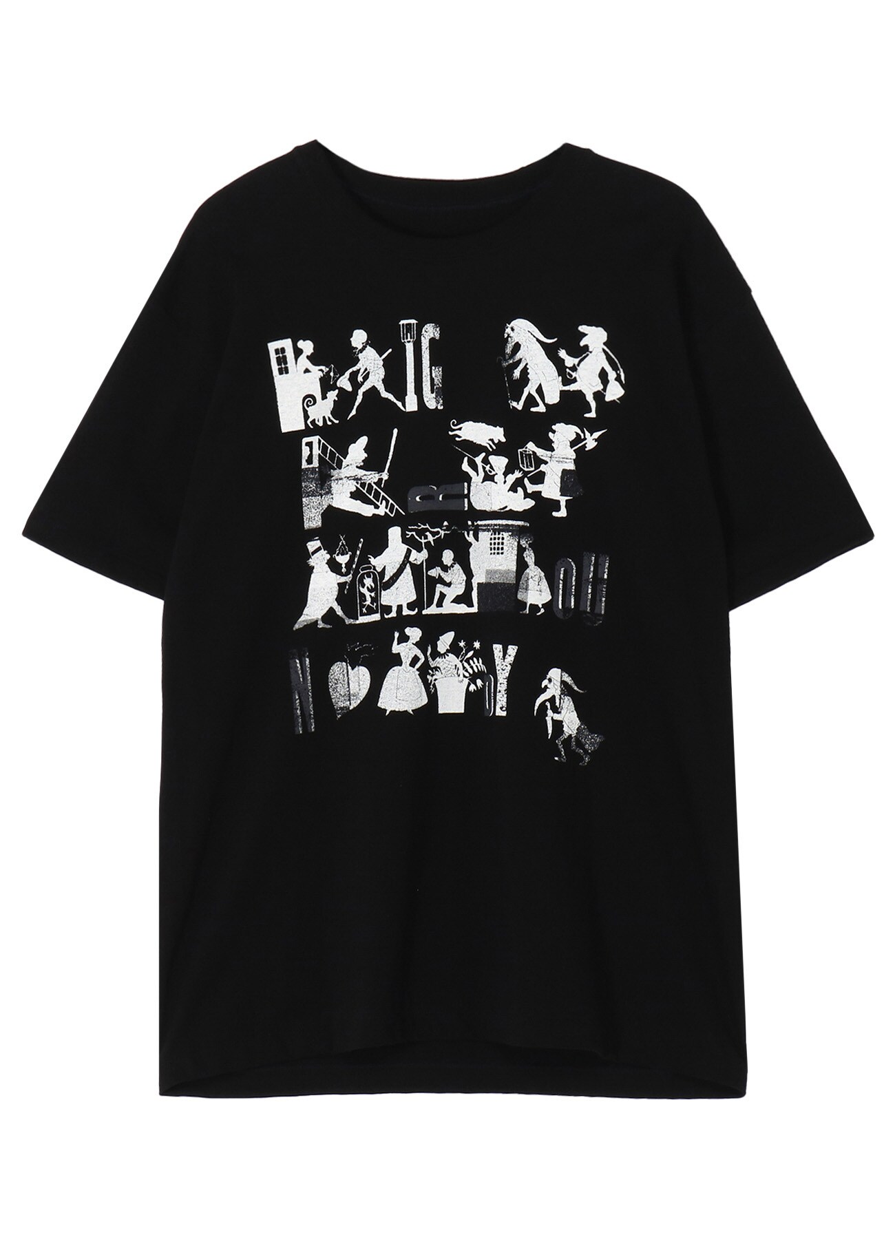 20/COTTON JERSEY PAPER ART/DRY BRUSHING T-SHIRT