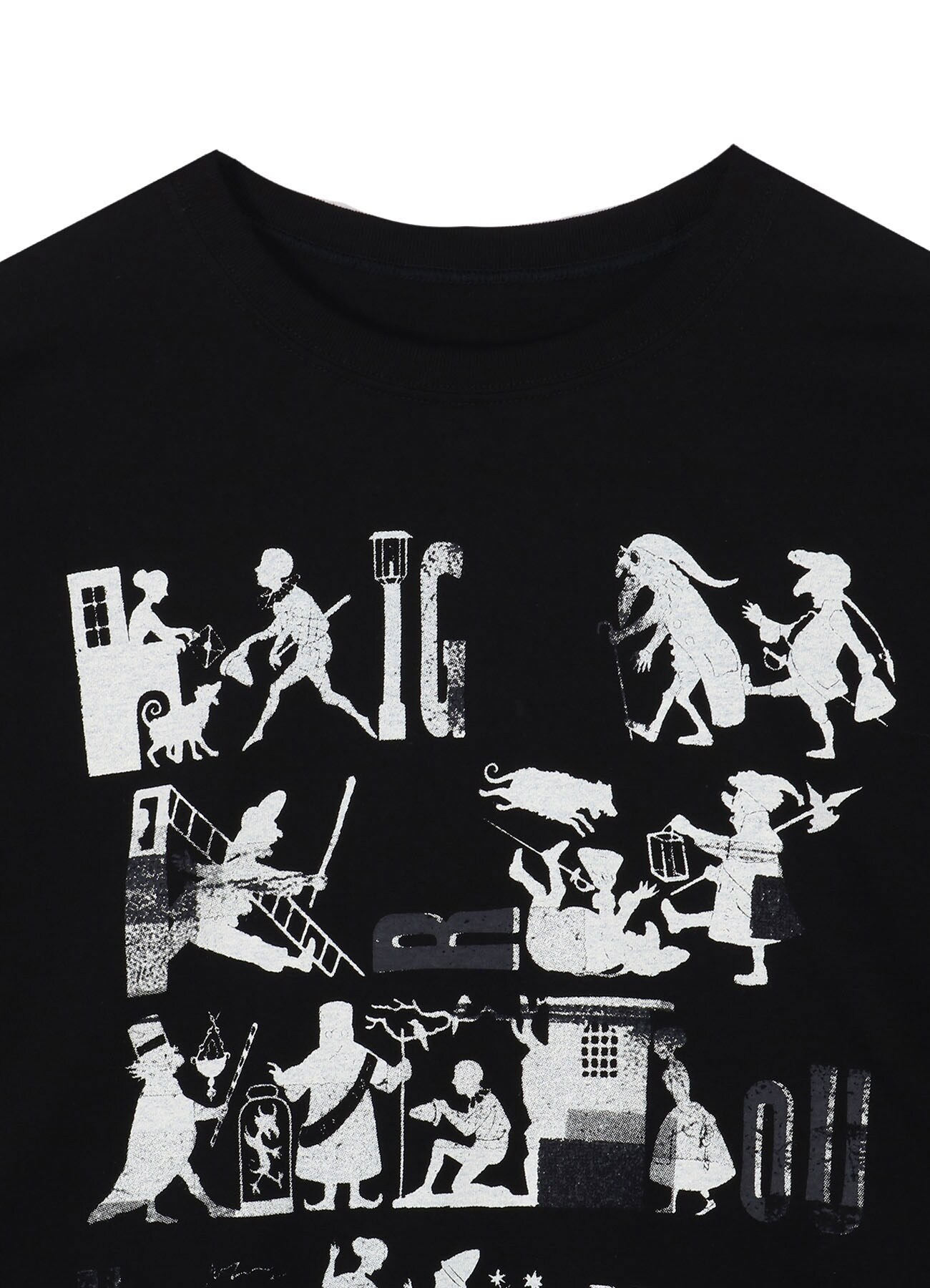 20/COTTON JERSEY PAPER ART/DRY BRUSHING T-SHIRT