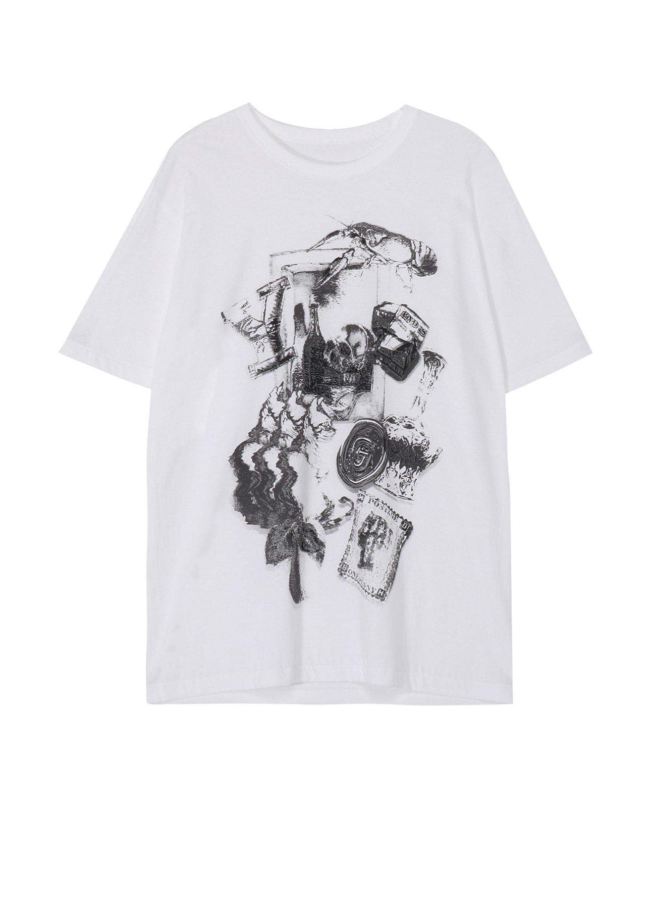 COTTON JERSEY CHAOS T-SHIRT