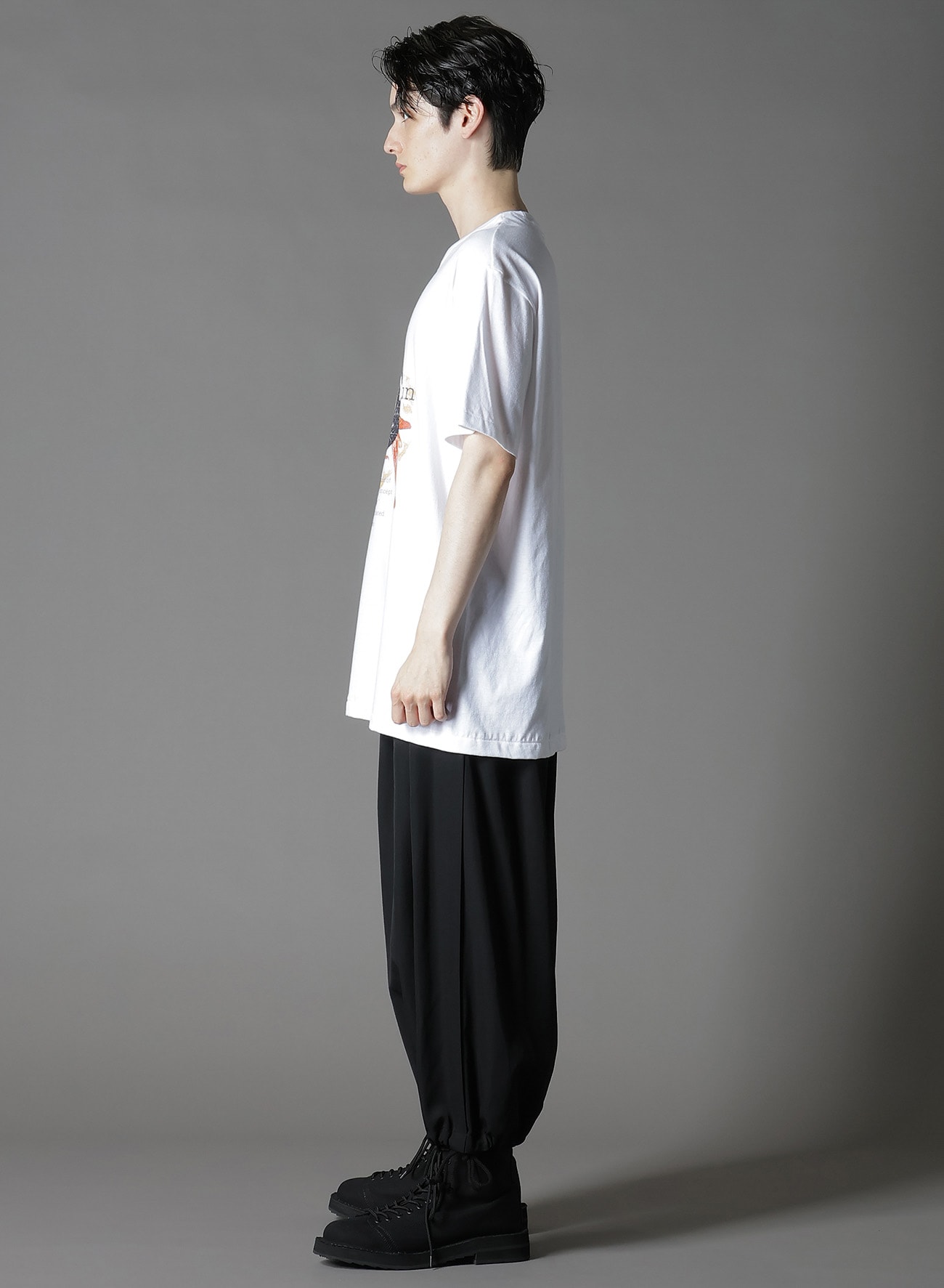 COTTON JERSEY CROW T-SHIRT