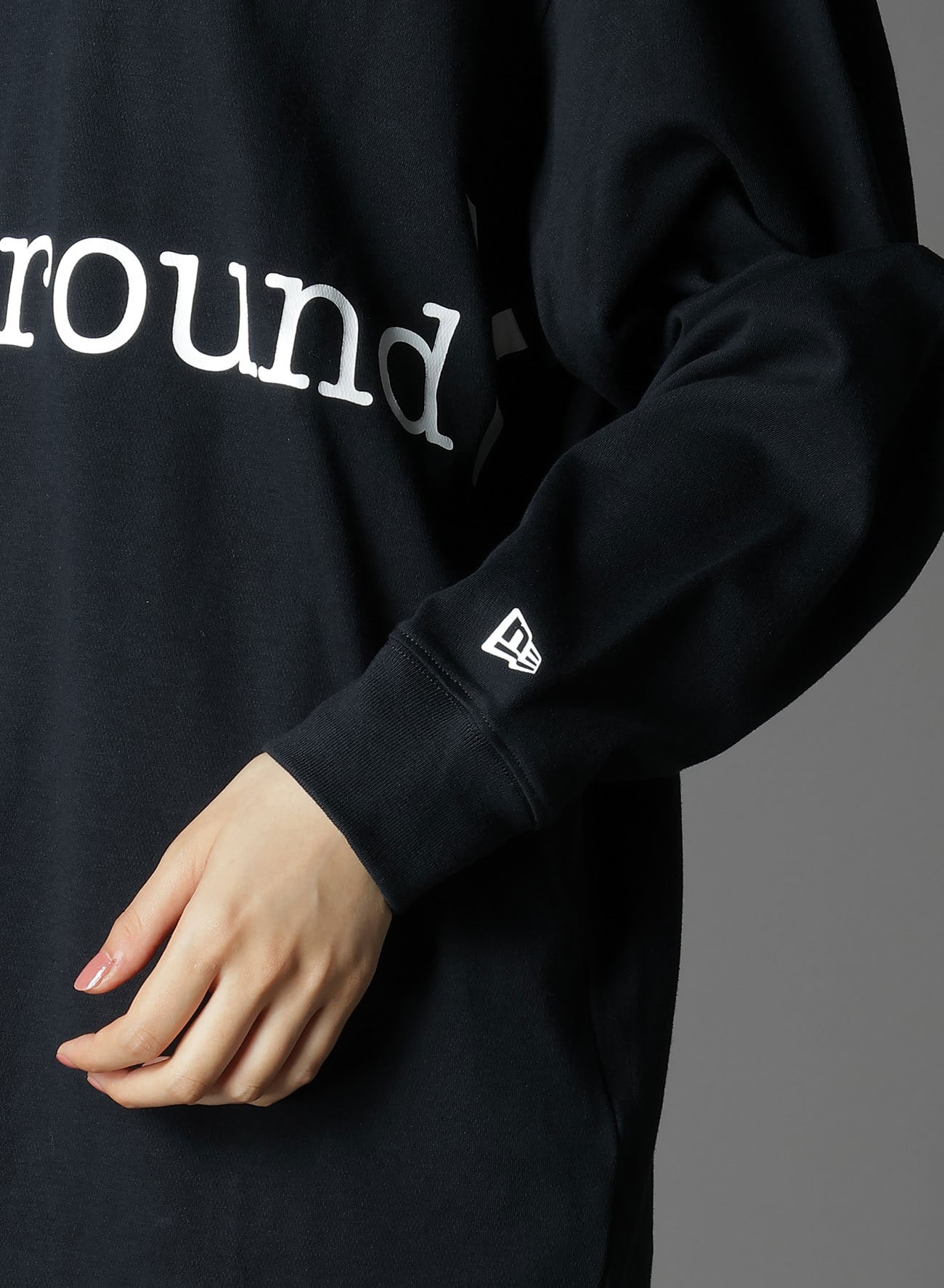 Ground Y×NEWERA(R) L/S OVERSIZED PERFORMANCE TEE
