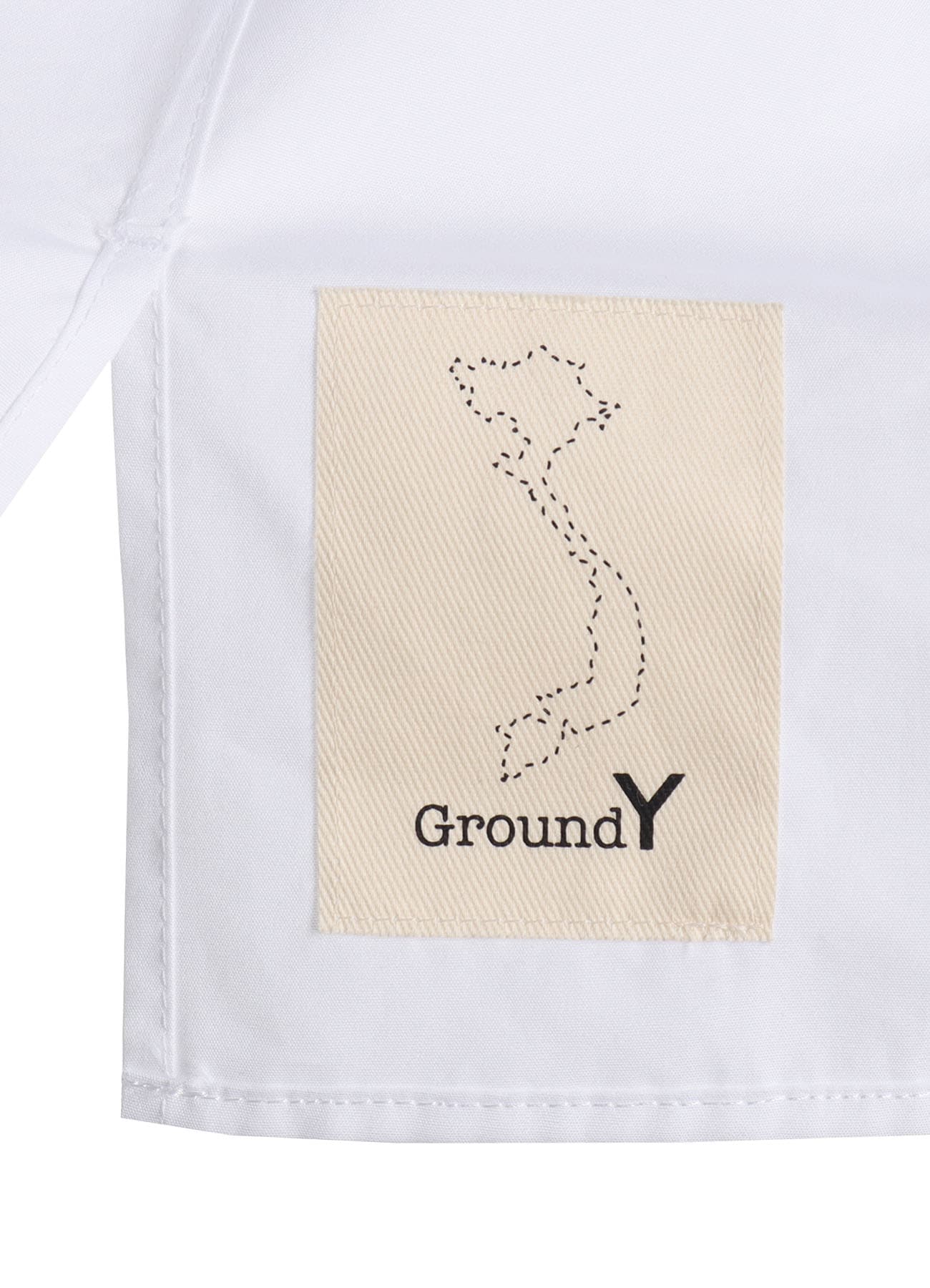 COTTON BROAD DOUBLE-LAYER COLLAR SHIRT