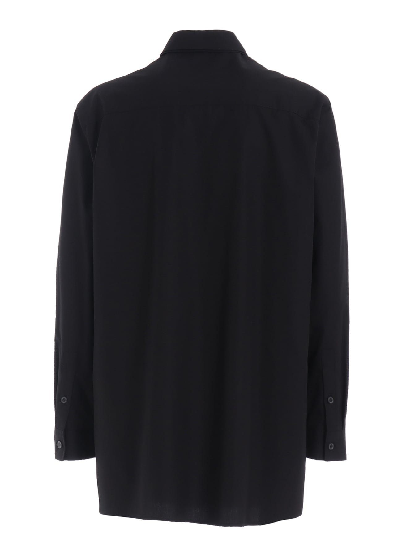 COTTON BROAD DOUBLE-LAYER COLLAR SHIRT