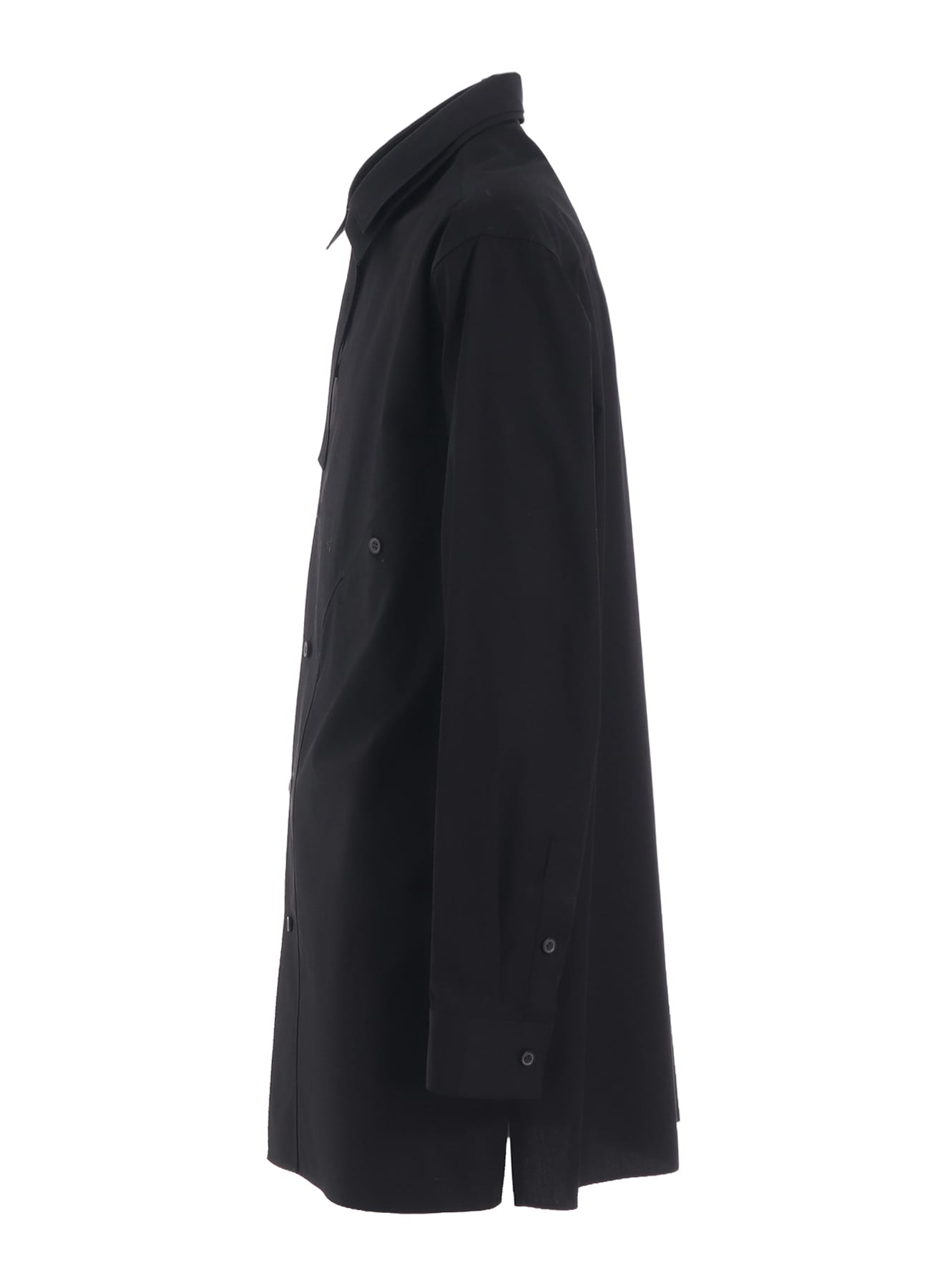 COTTON BROAD CURVED FRONT PANEL SHIRT