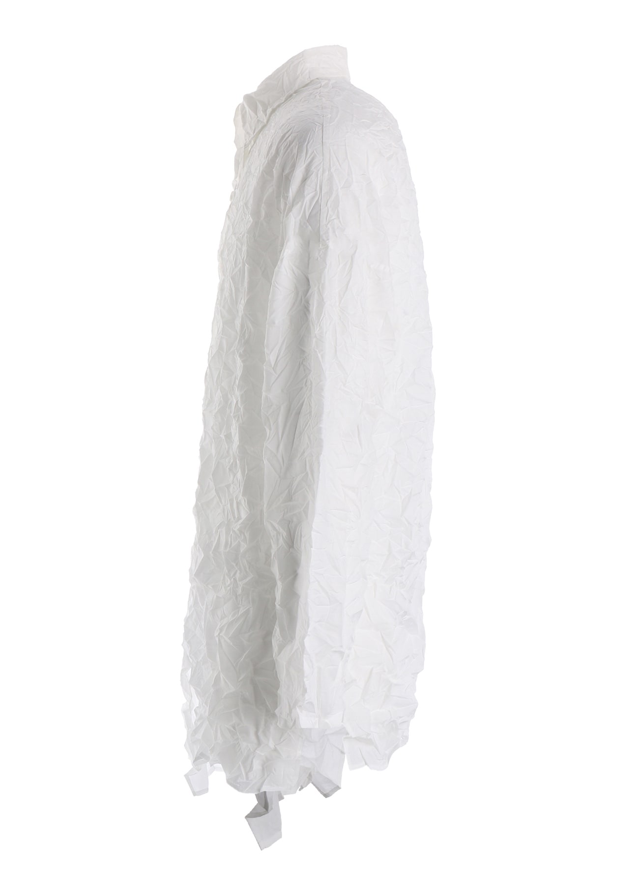 CRUSHED FABRIC DATCHED DOLMAN SHIRT