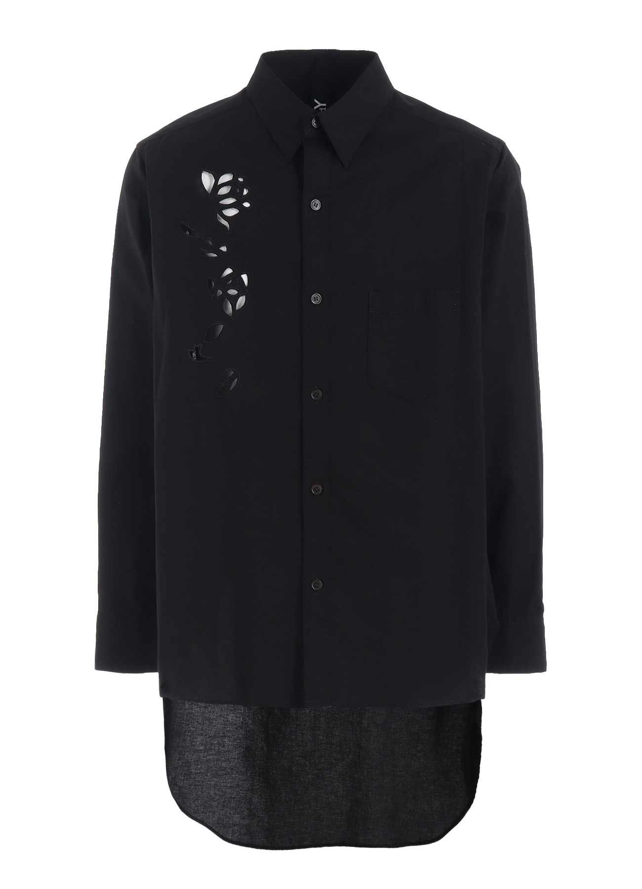 CUTWORK EMBROIDERY LIGHT TWILL SHIRT