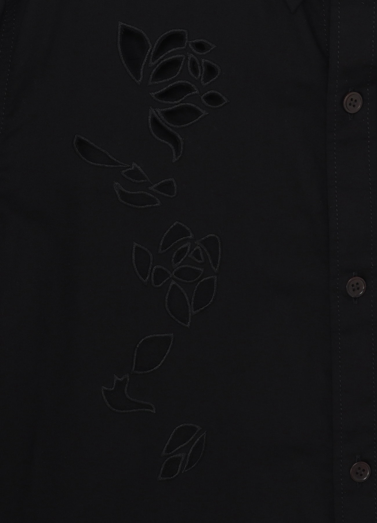 CUTWORK EMBROIDERY LIGHT TWILL SHIRT