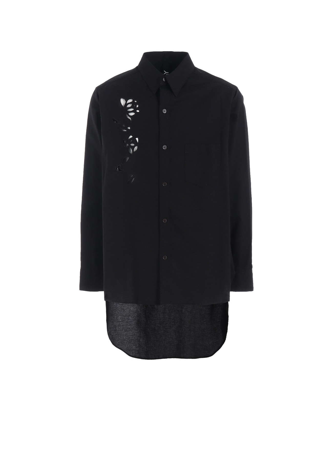 CUTWORK EMBROIDERY LIGHT TWILL SHIRT
