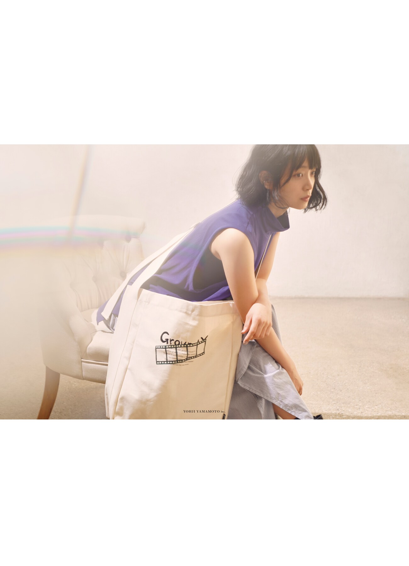 ＜受注＞[Ground Y×Mai Fukagawa collection]  shoulder bag「film」