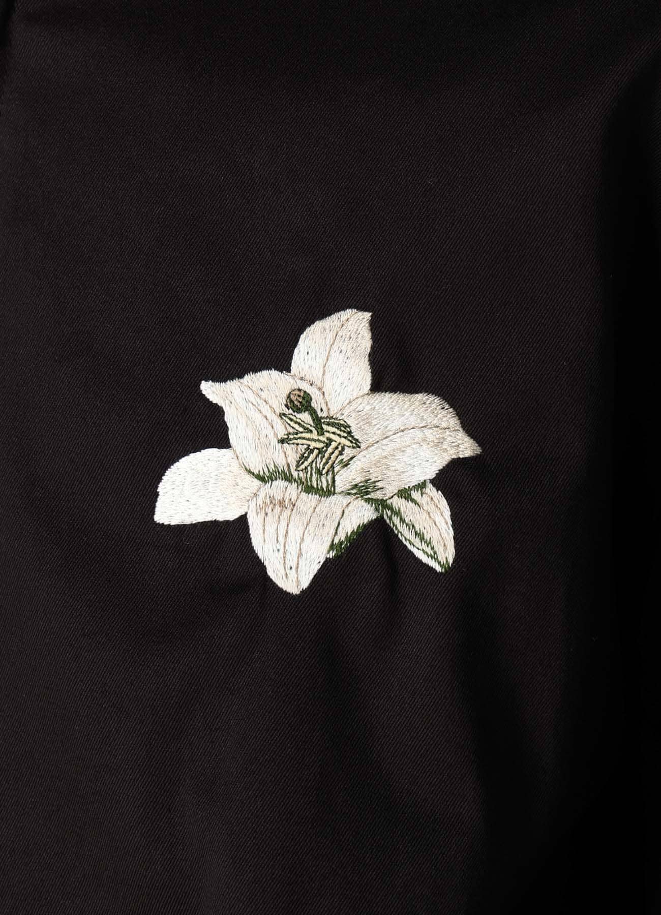 WHIPCORD LILY EMBROIDERED SOUVENIR JACKET