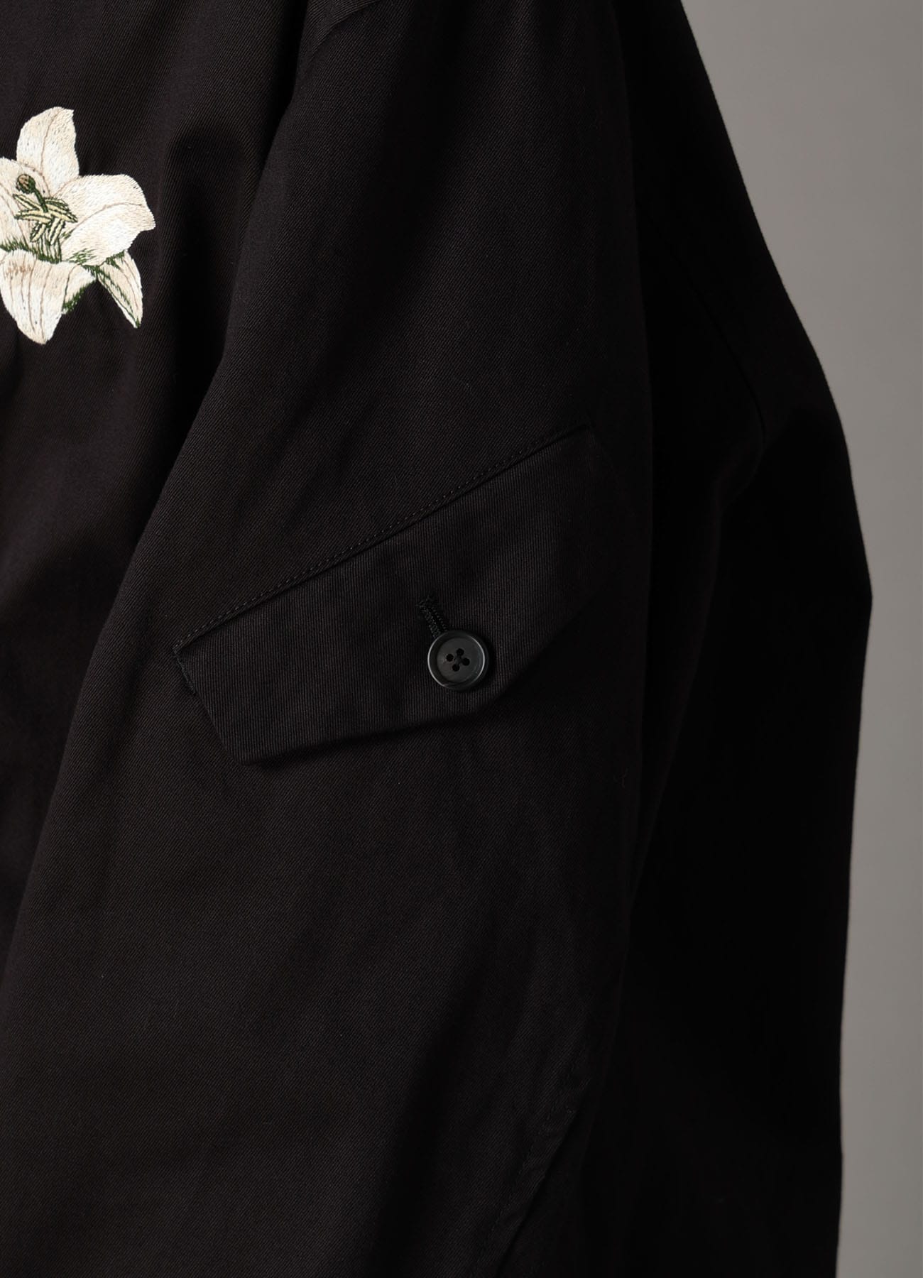 WHIPCORD LILY EMBROIDERED SOUVENIR JACKET