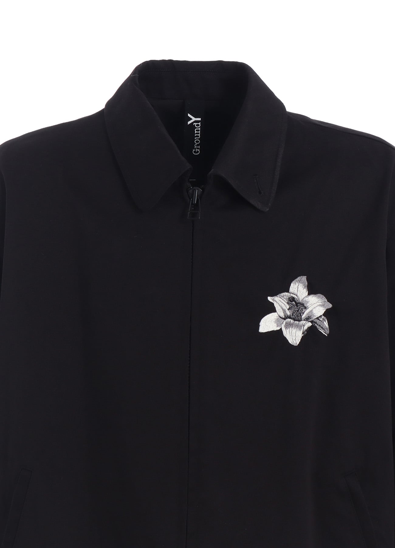 WHIPCORD LILY EMBROIDERED SOUVENIR JACKET