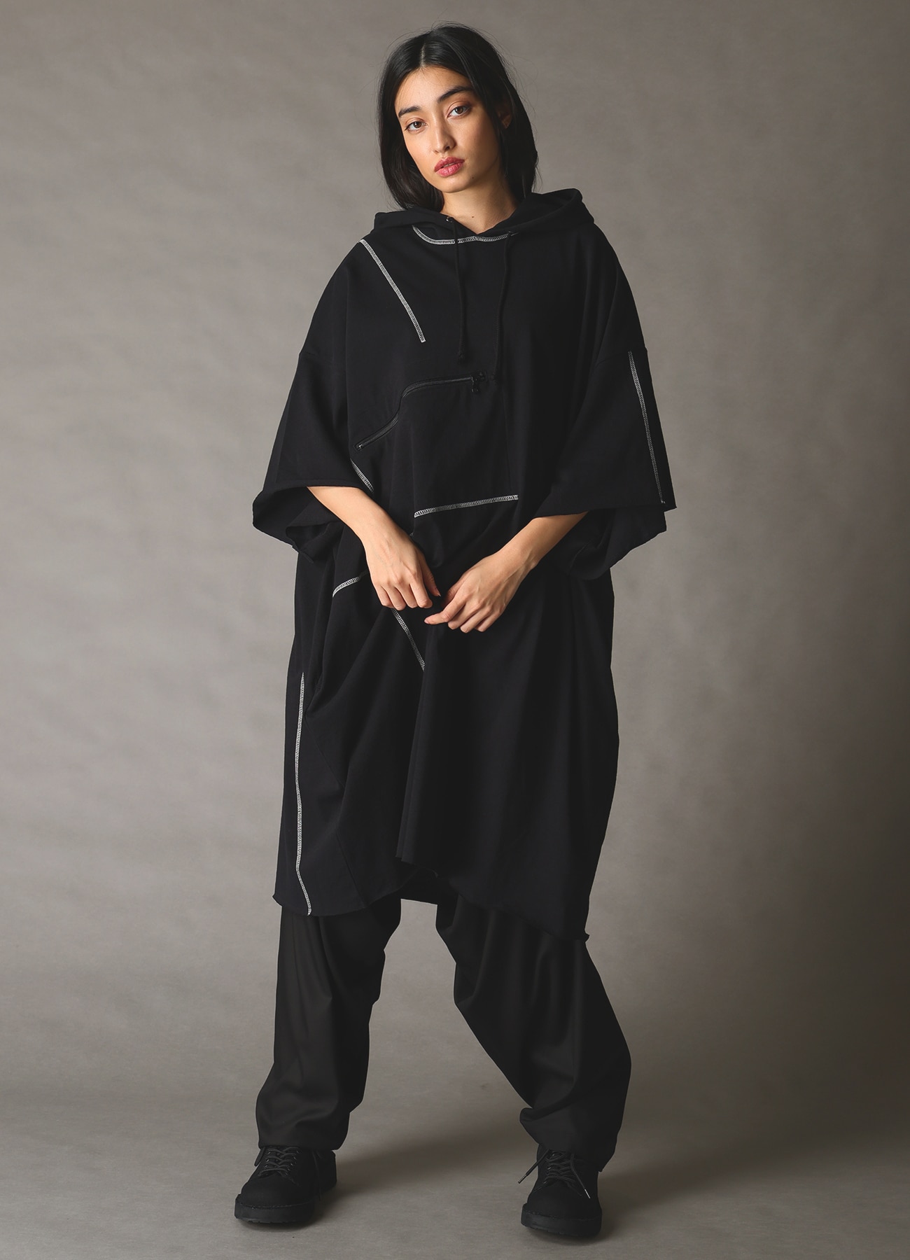 TR TWILL WIDE LEG PANTS