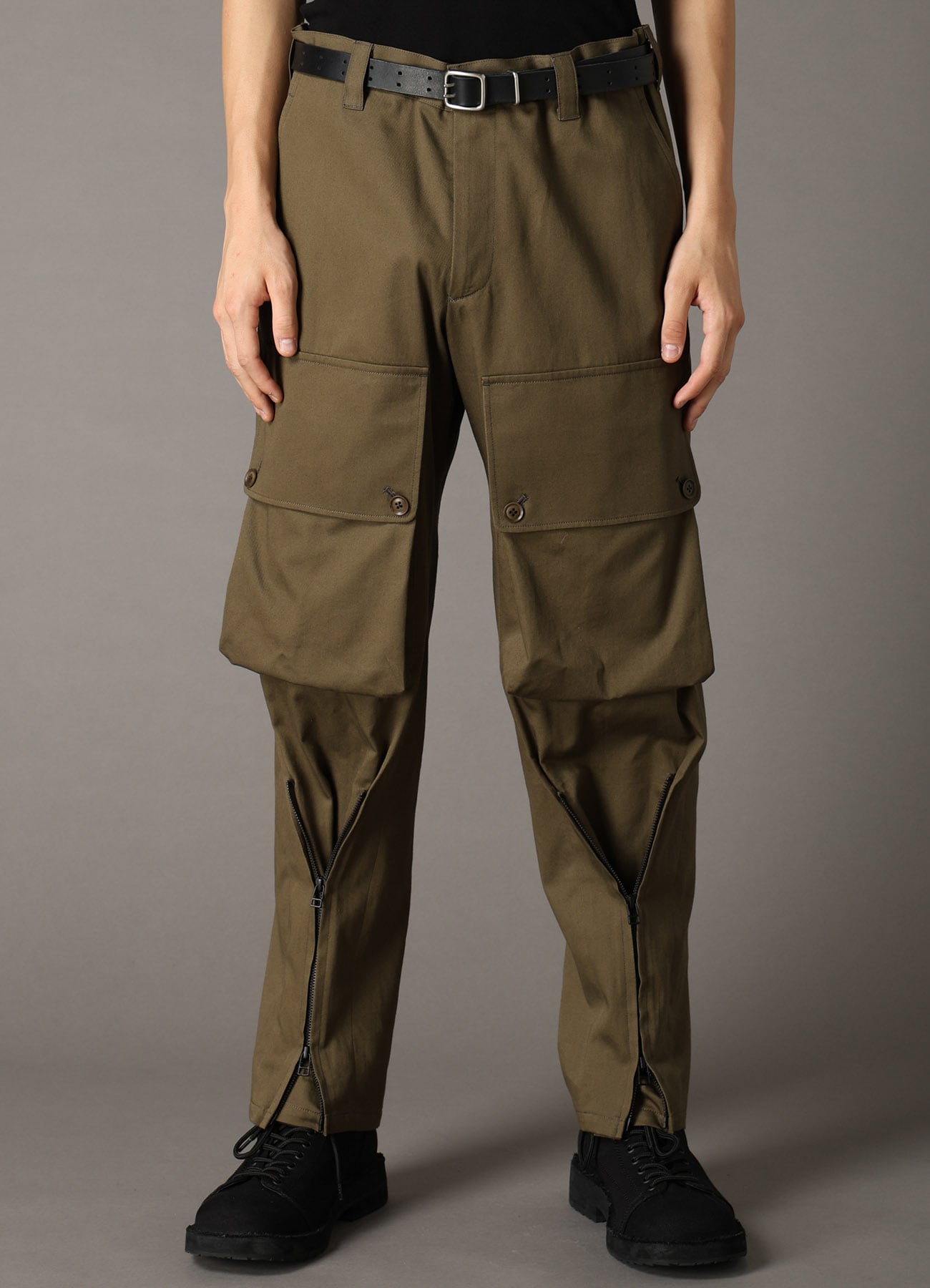 KATSURAGI ZIPPER JODHPURS CARGO PANTS