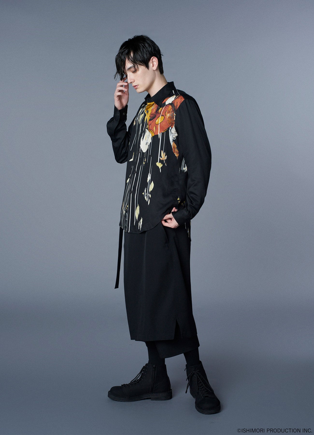 【11/15 12:00 Release】Ground Y×CYBORG 009 60th CYBORG 009 ACCELERATION MODE SLIM SHIRT