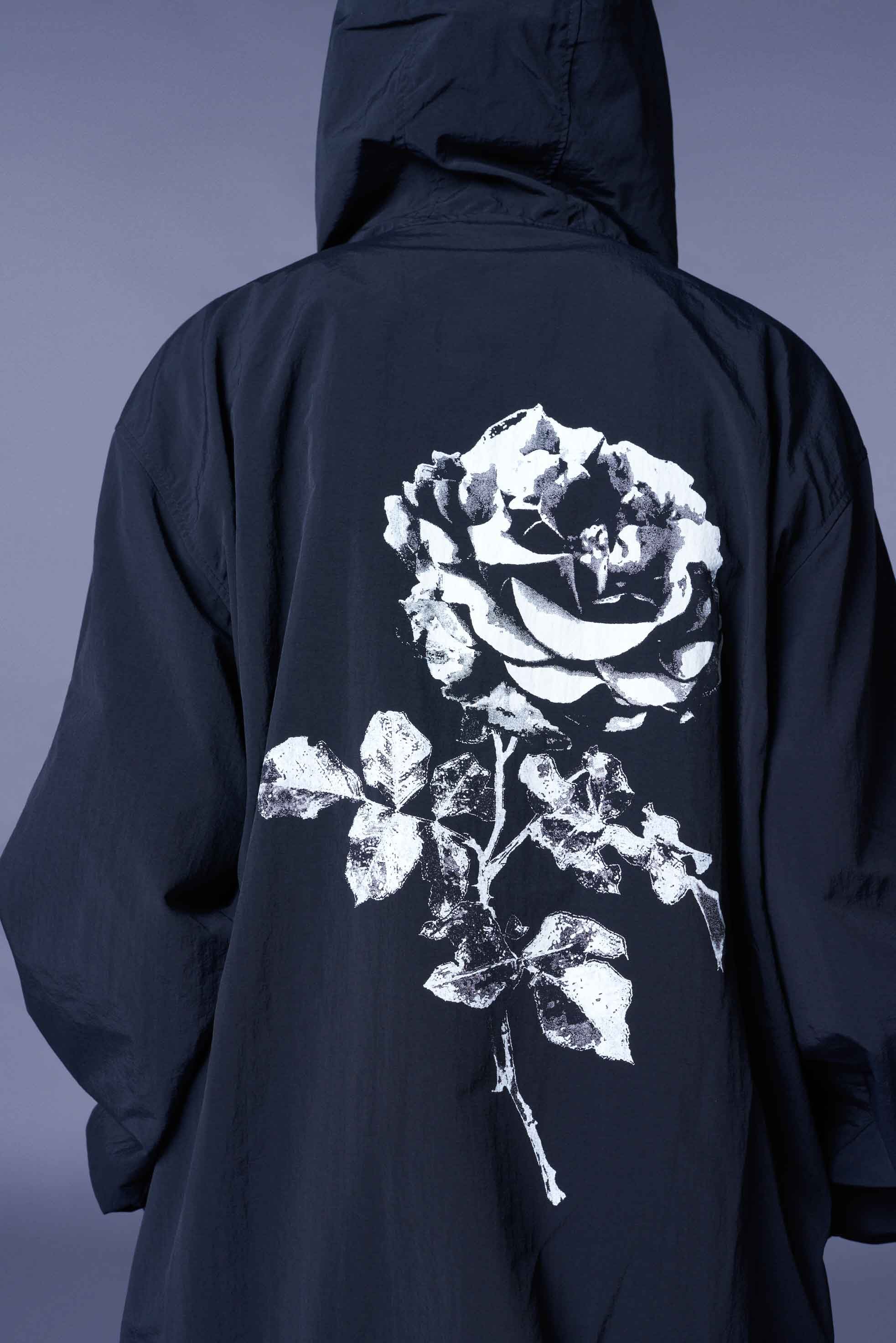 ROSE GRAPHIC ANORAK PARKA