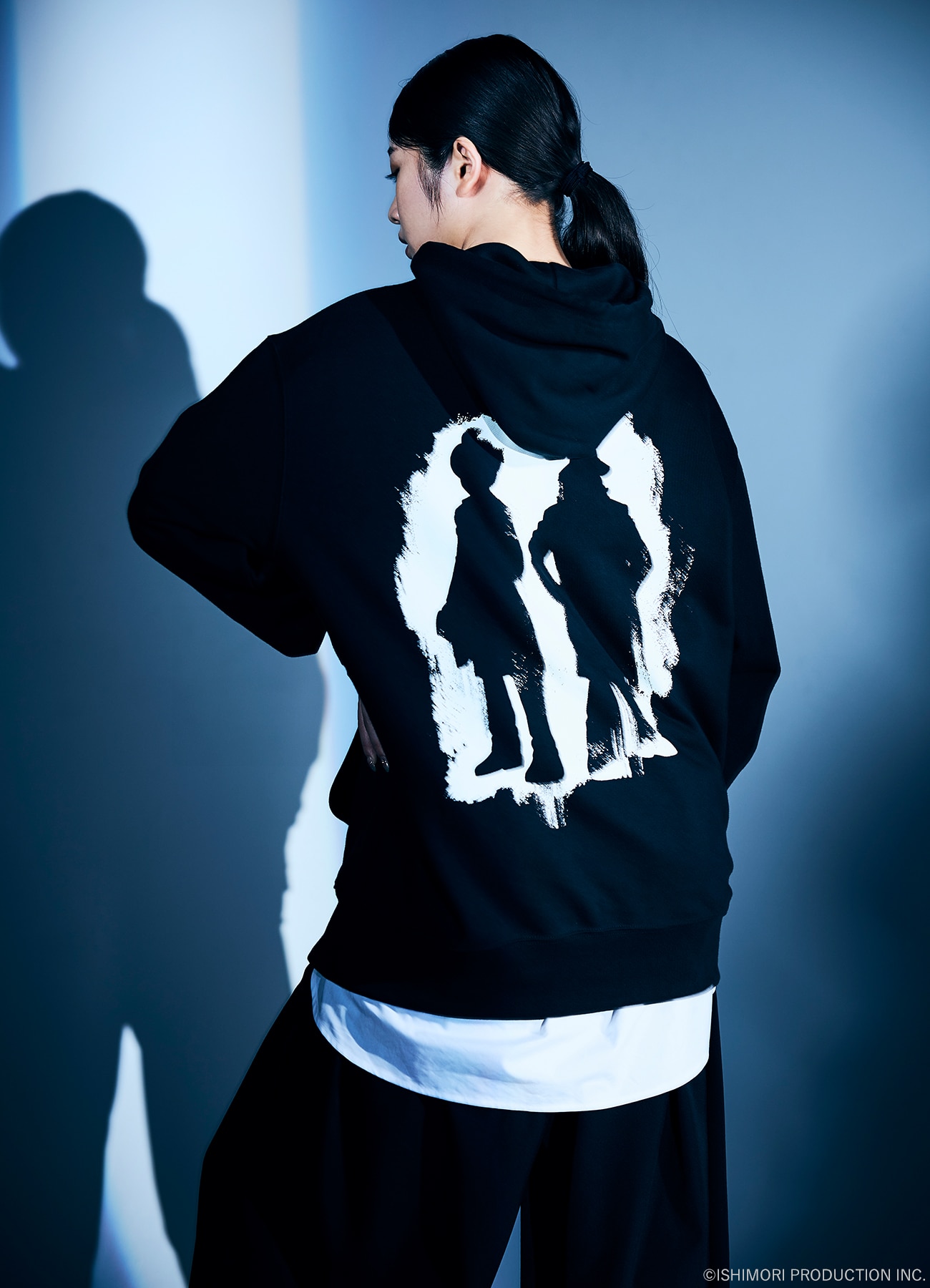 【11/15 12:00 Release】Ground Y×CYBORG 009 60th CYBORG 009 & DR.YY NEWLY DRAWN SILHOUETTE HOODIE