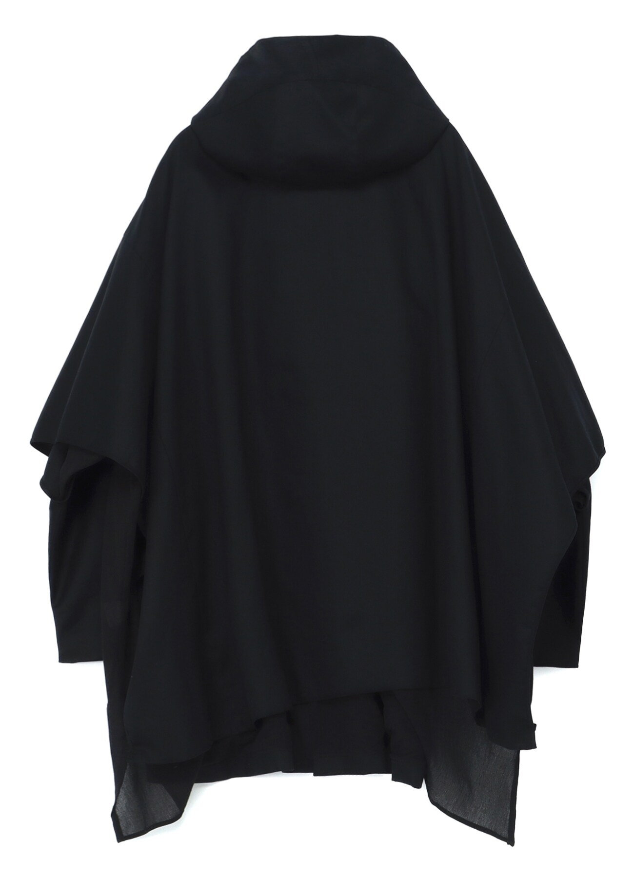 COTTON KATSURAGI BIG CLOAK COAT(FREE SIZE BLACK): Ground Y｜THE 