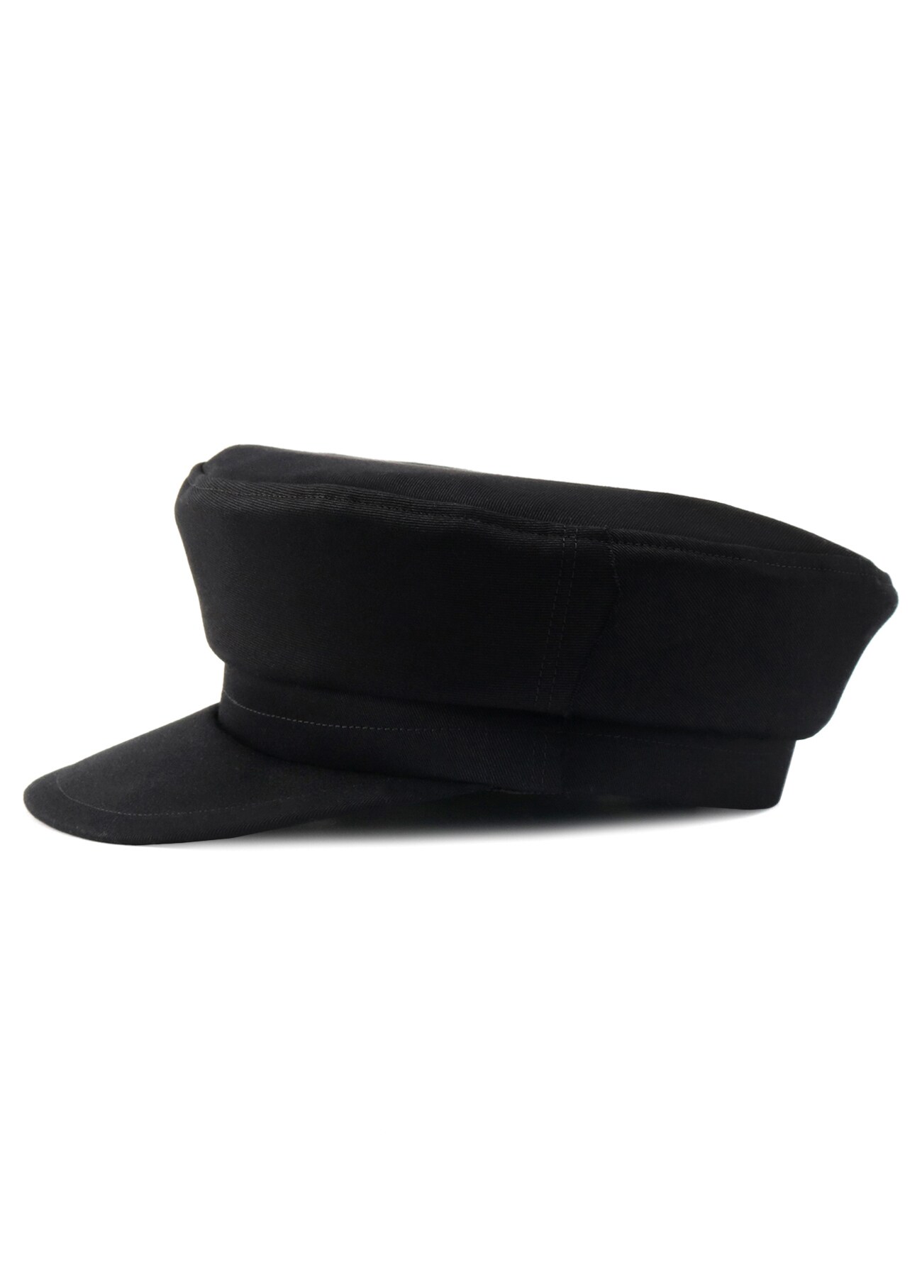 Ishica Cotton Gabardine Postman Cap S Black Ground Y The Shop Yohji Yamamoto