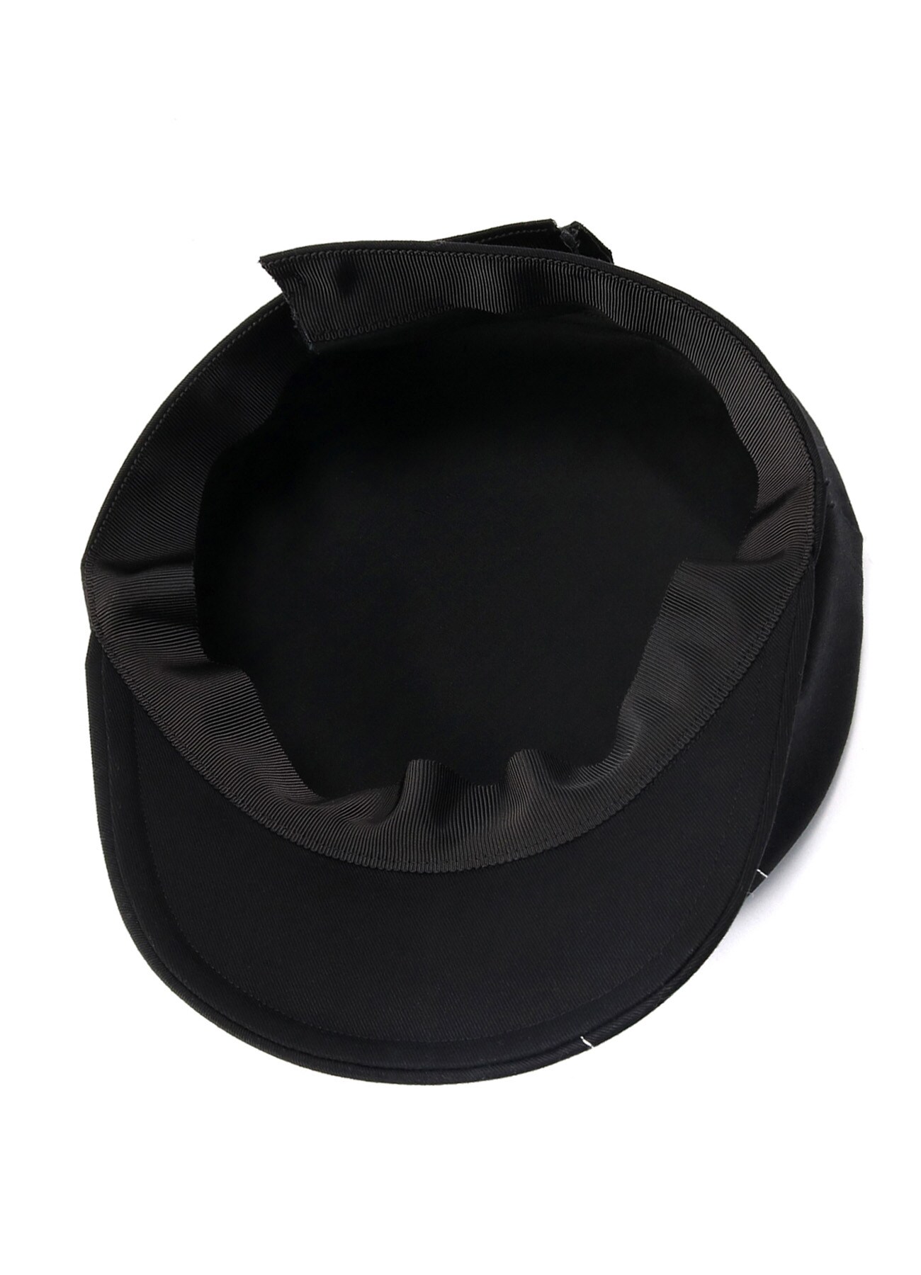 Ishica Cotton Gabardine Postman Cap S Black Ground Y The Shop Yohji Yamamoto