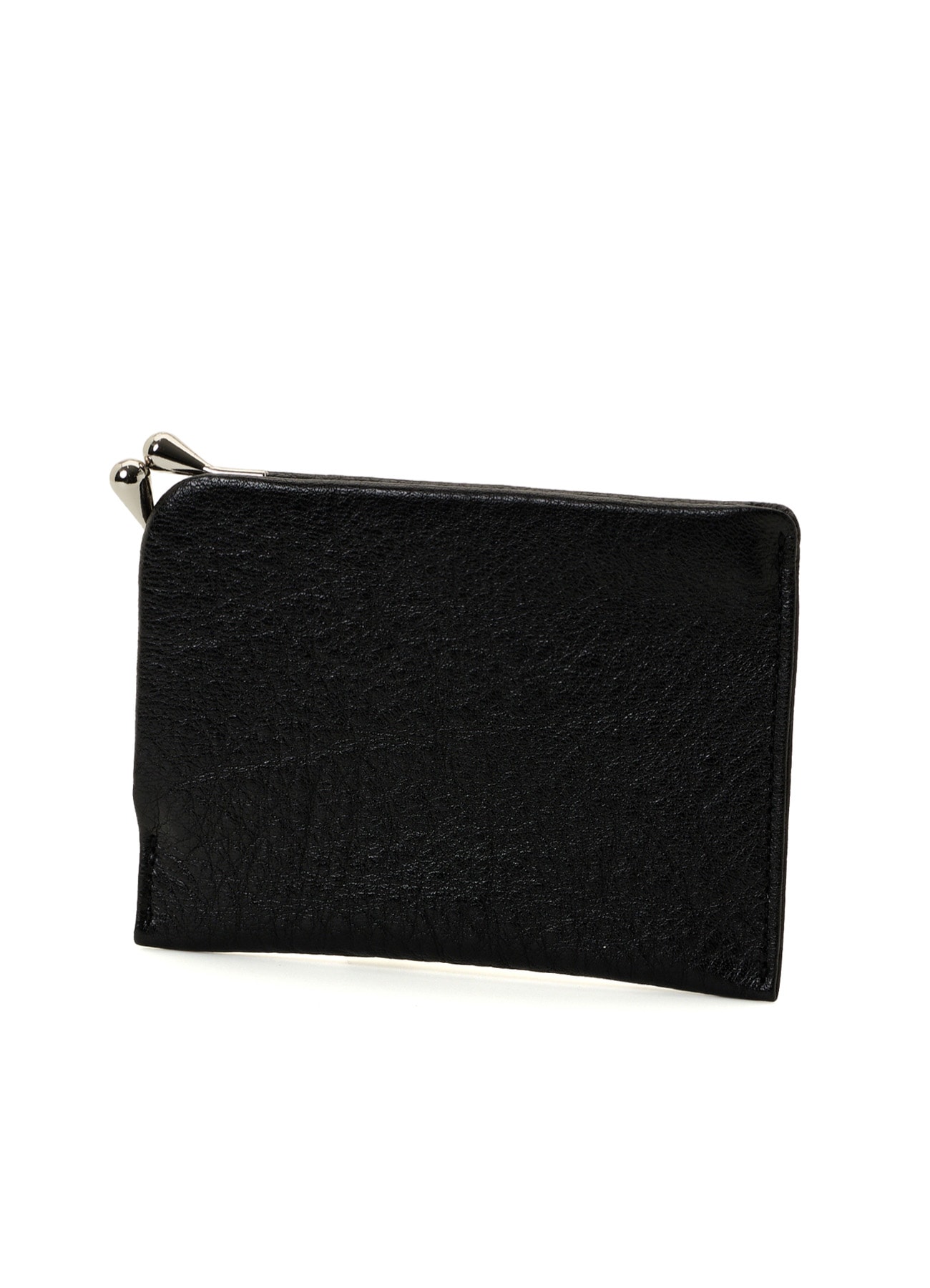 COW LEATHER CARD & COIN CASE W/CLASP