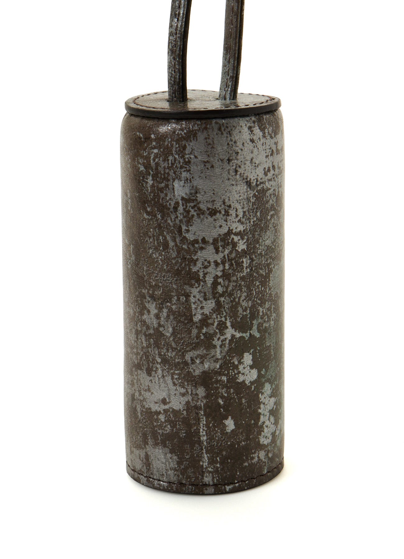 PRINTED LEATHER KEYCASE NECKLACE