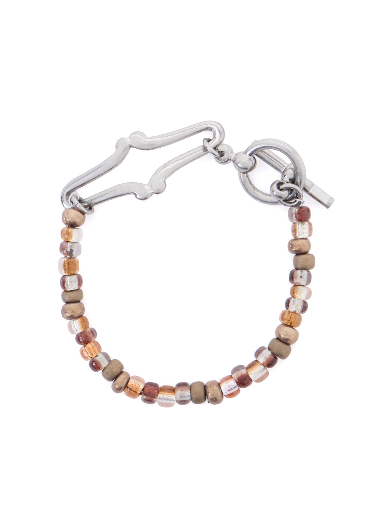 BRASS DIAMOND LIKE BEADS BRACELET