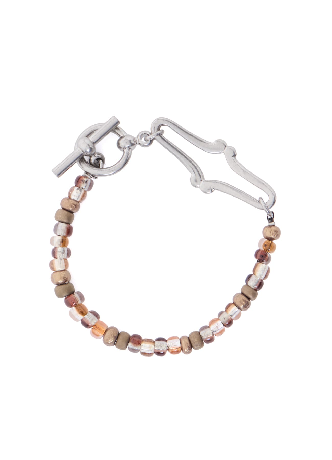 BRASS DIAMOND LIKE BEADS BRACELET