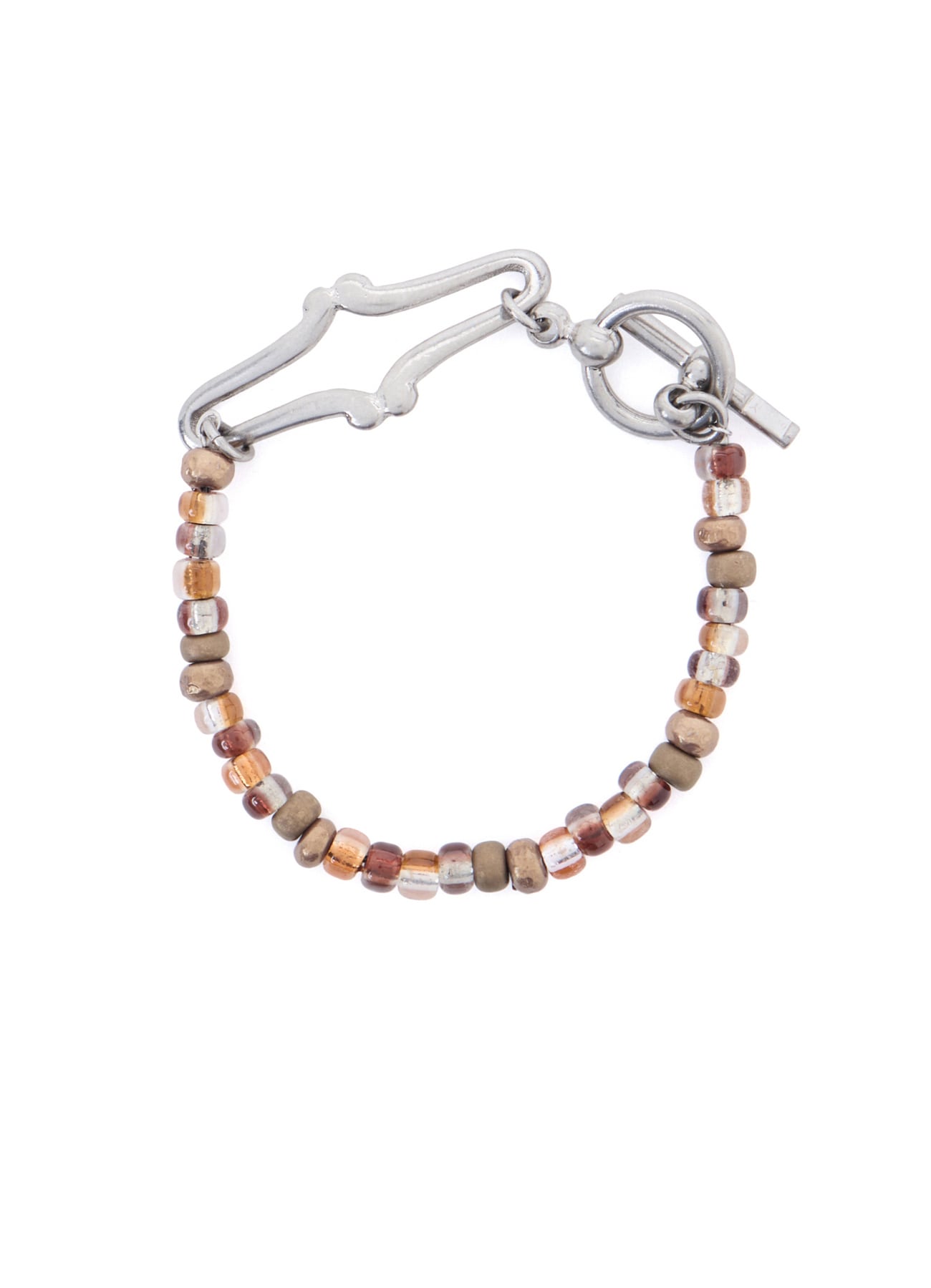 BRASS DIAMOND LIKE BEADS BRACELET