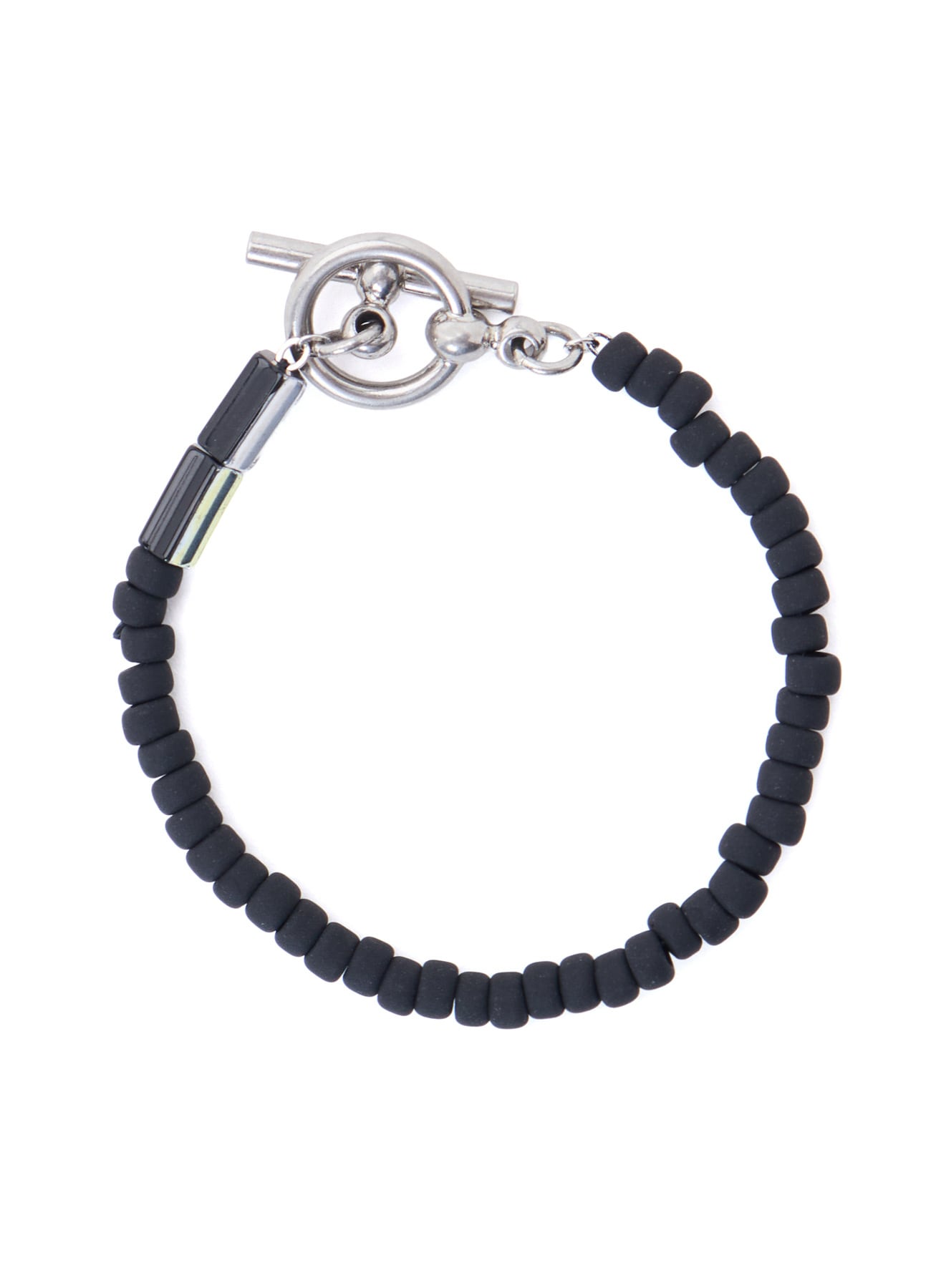 BRASS BLACK BEADS BRACELET