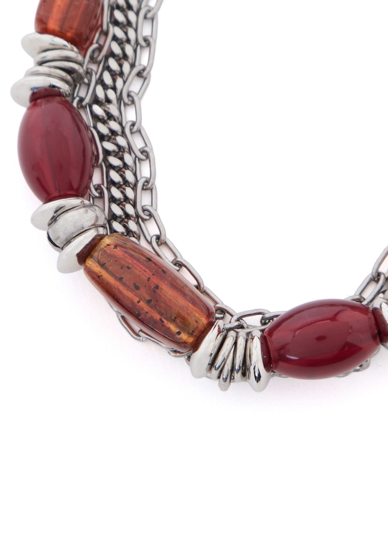 BRASS AMBER BEADS BRACELET