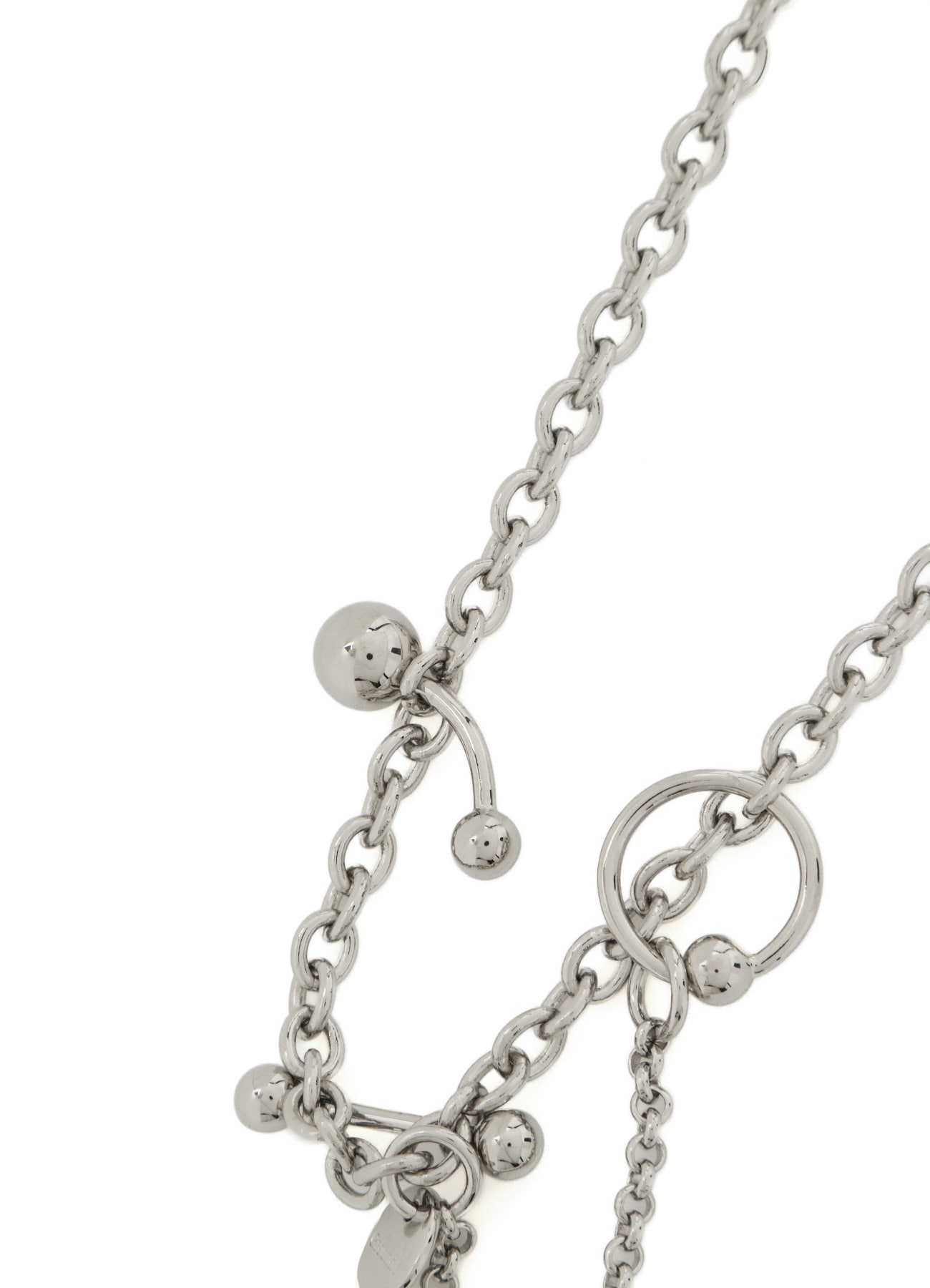 BRASS BODY THIN CHAIN NECKLACE