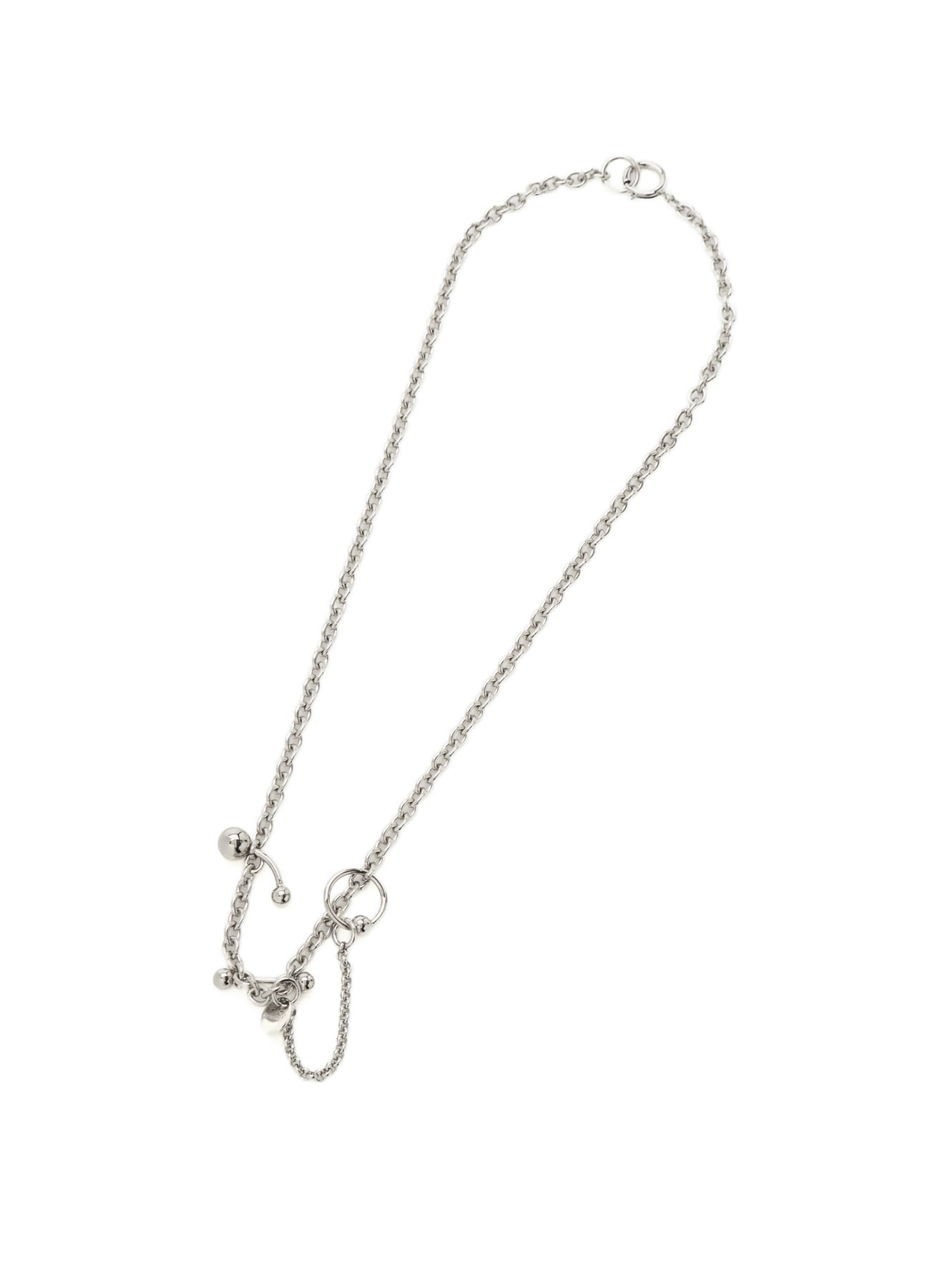 BRASS BODY THIN CHAIN NECKLACE