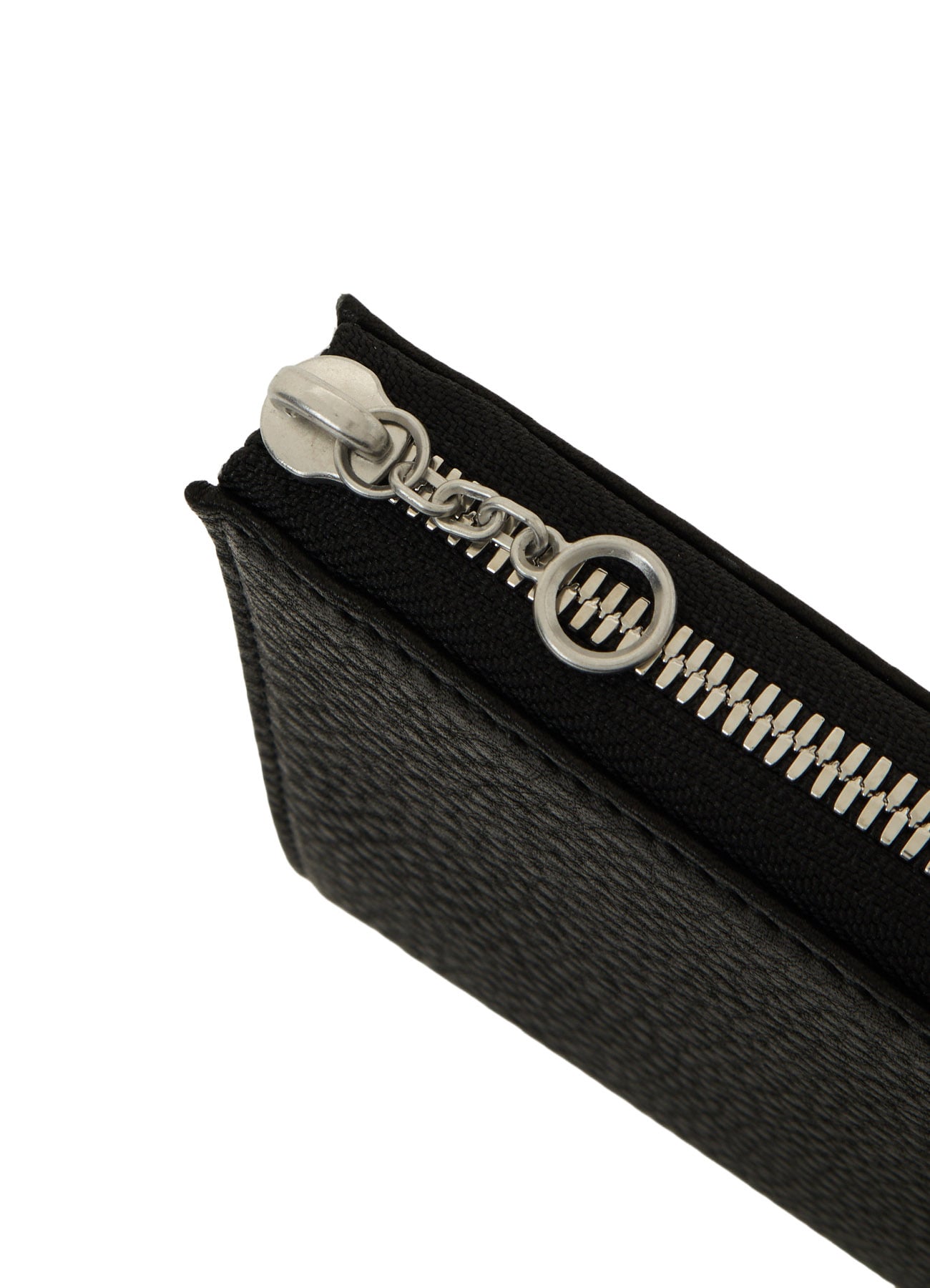 COW LEATHER BLACK & WHITE LONG WALLET