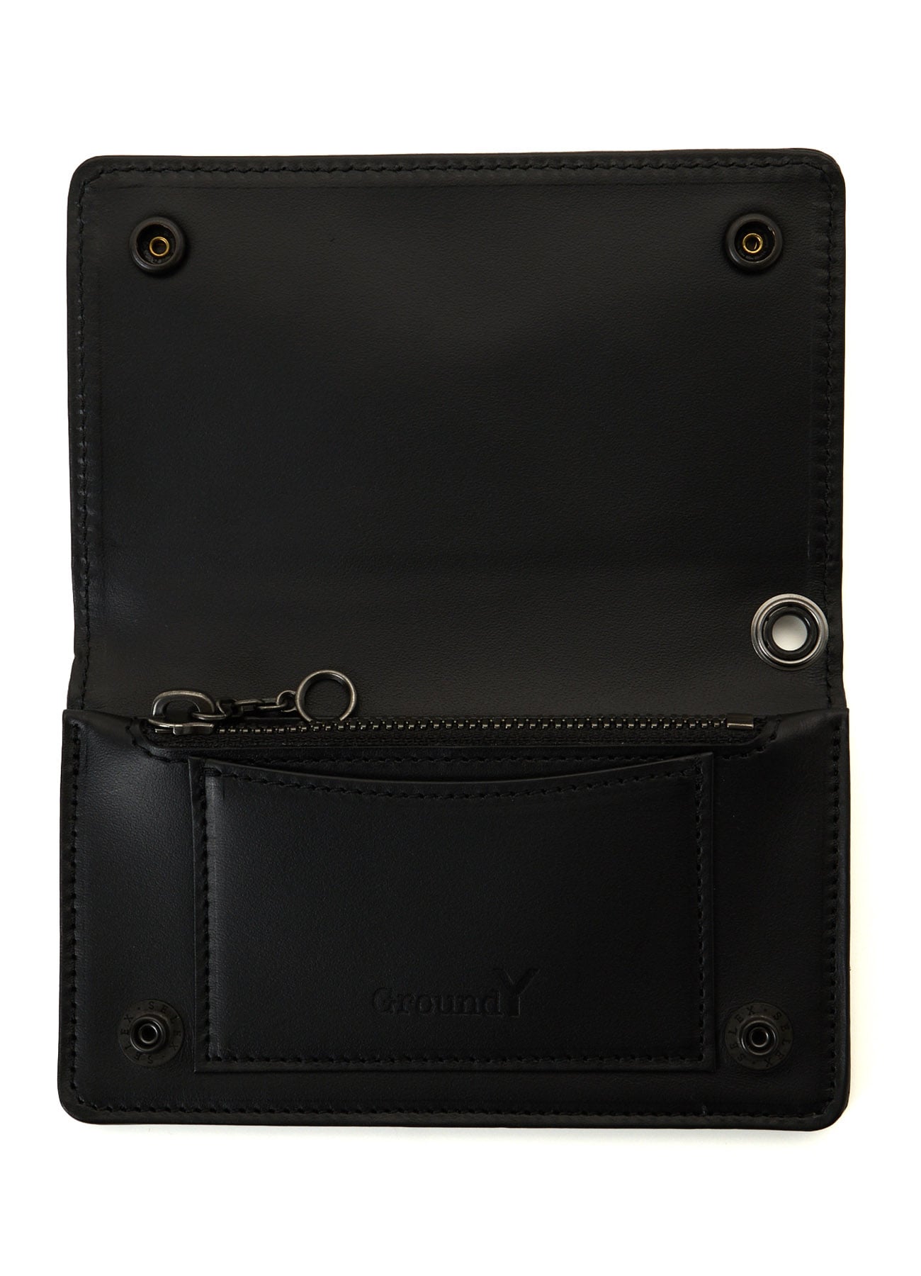 COW LEATHER BLACK & WHITE WALLET