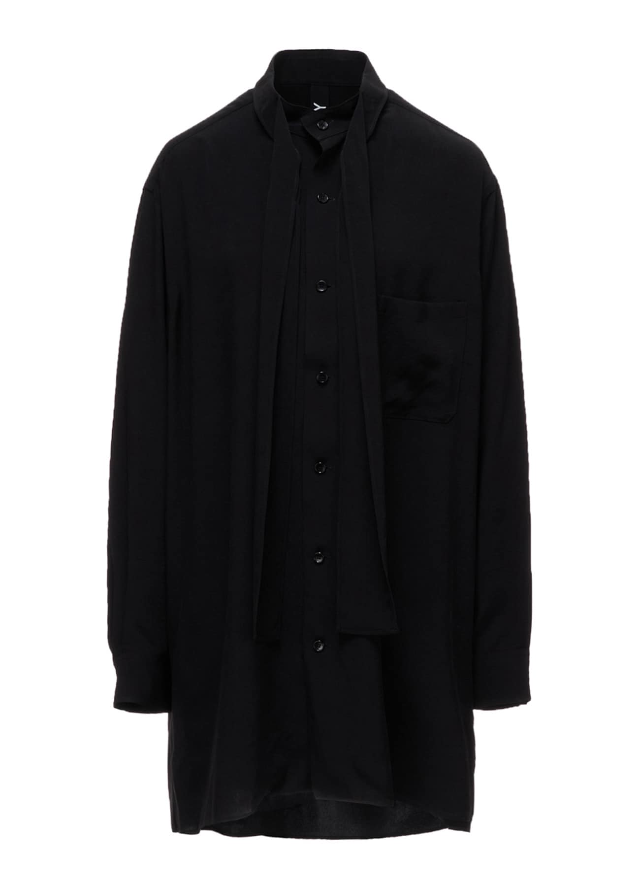 CREPE de CHINE BOW TIE COLLAR SHIRT