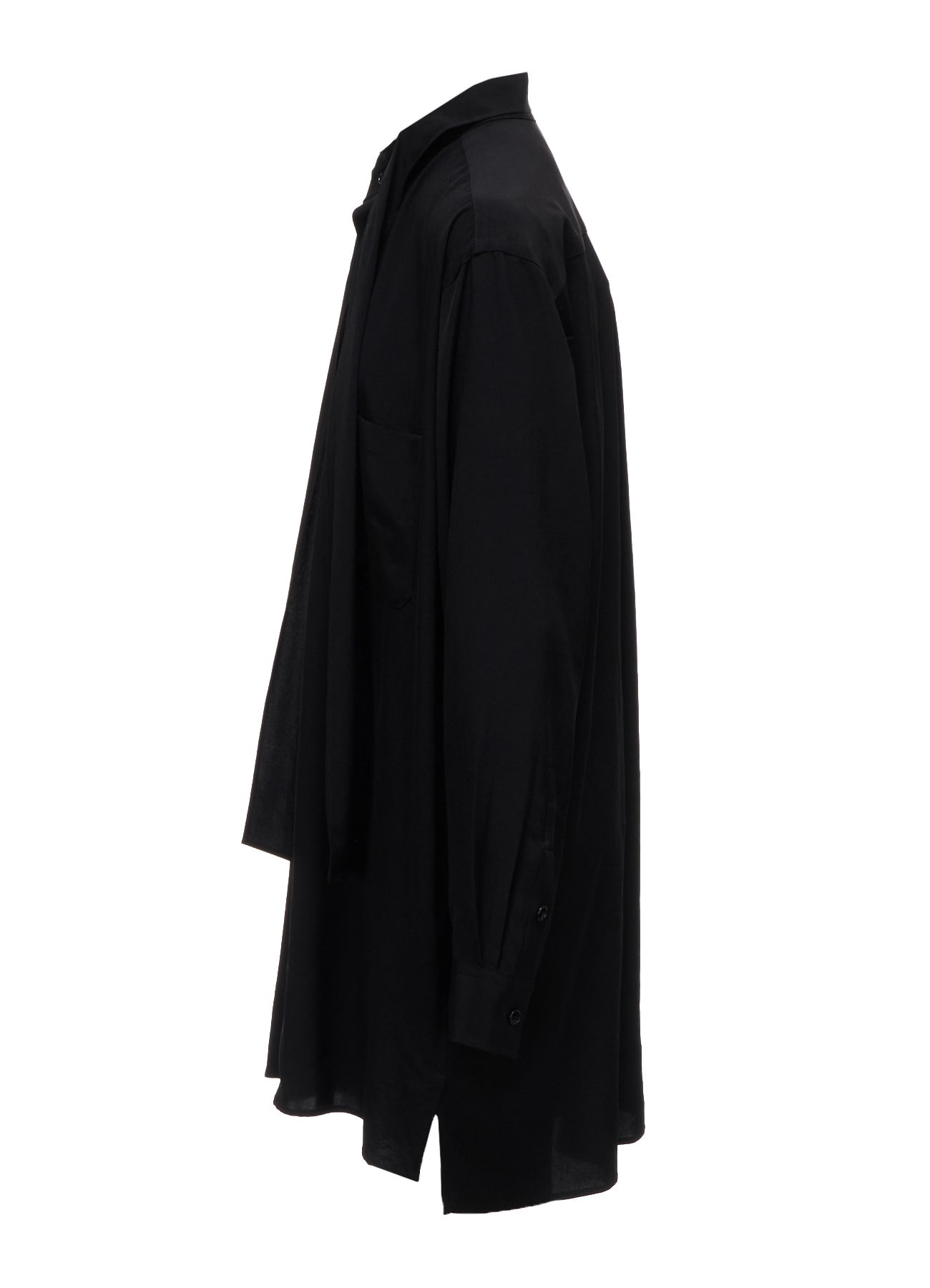 CREPE de CHINE BOW TIE COLLAR SHIRT