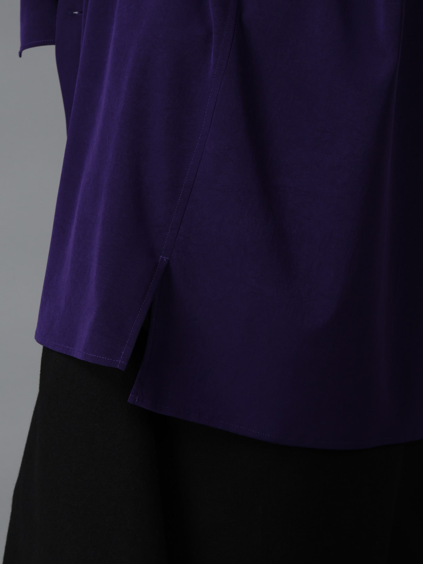 CREPE de CHINE BOW TIE COLLAR SHIRT