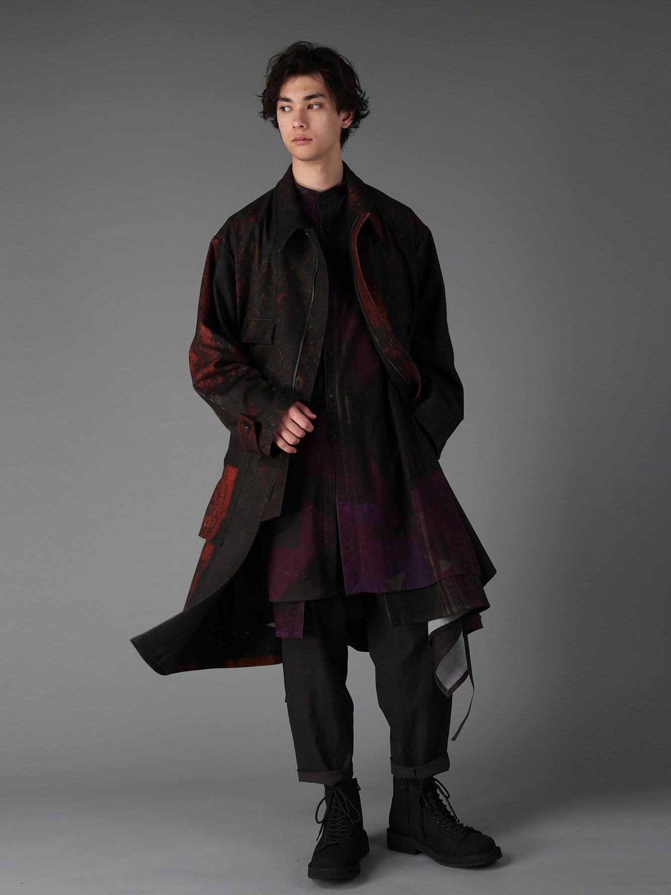 NARROW RIB CORDUROY BIG SHIRT