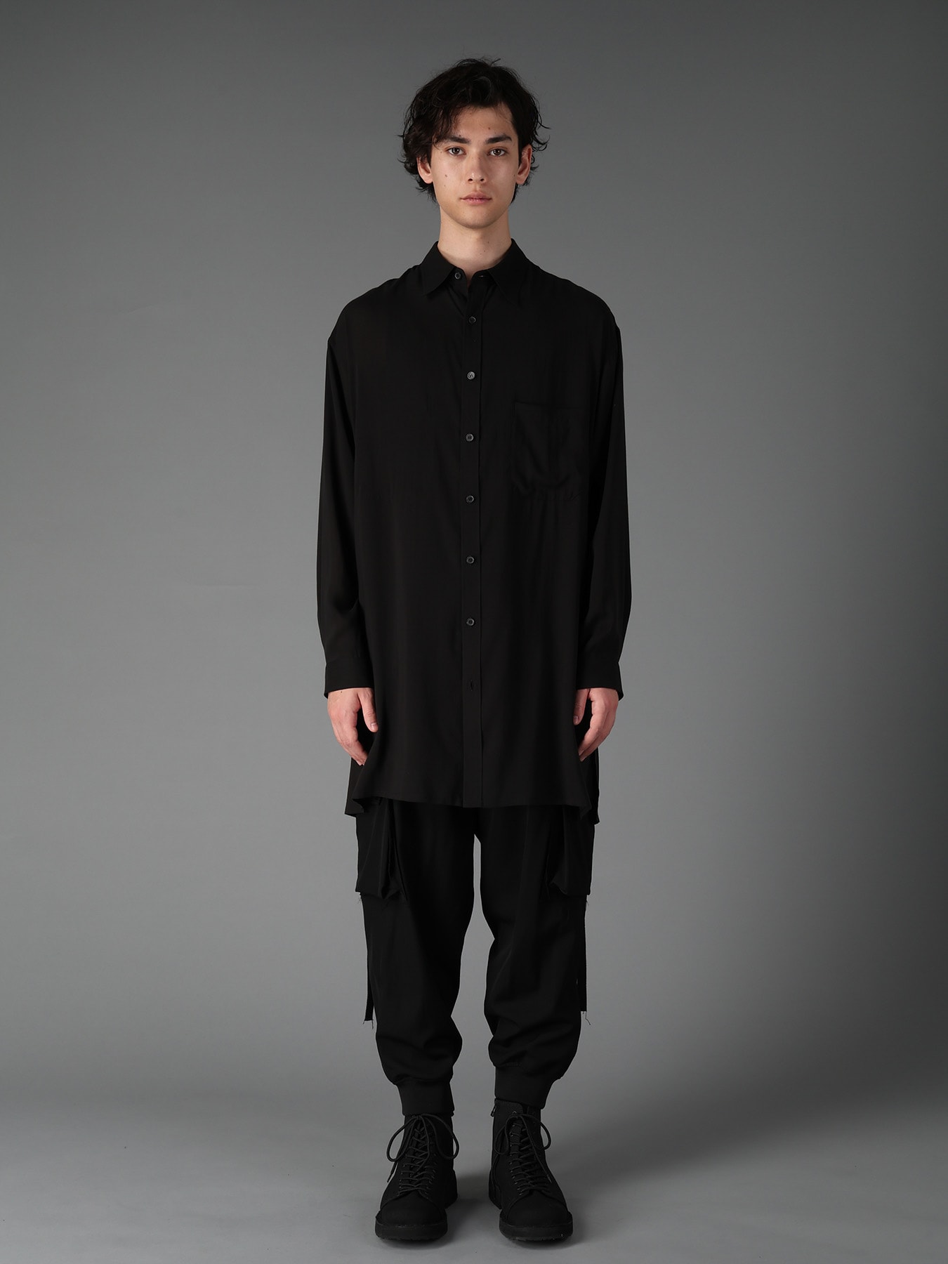 CELLULOSE LAWN LONG SHIRT