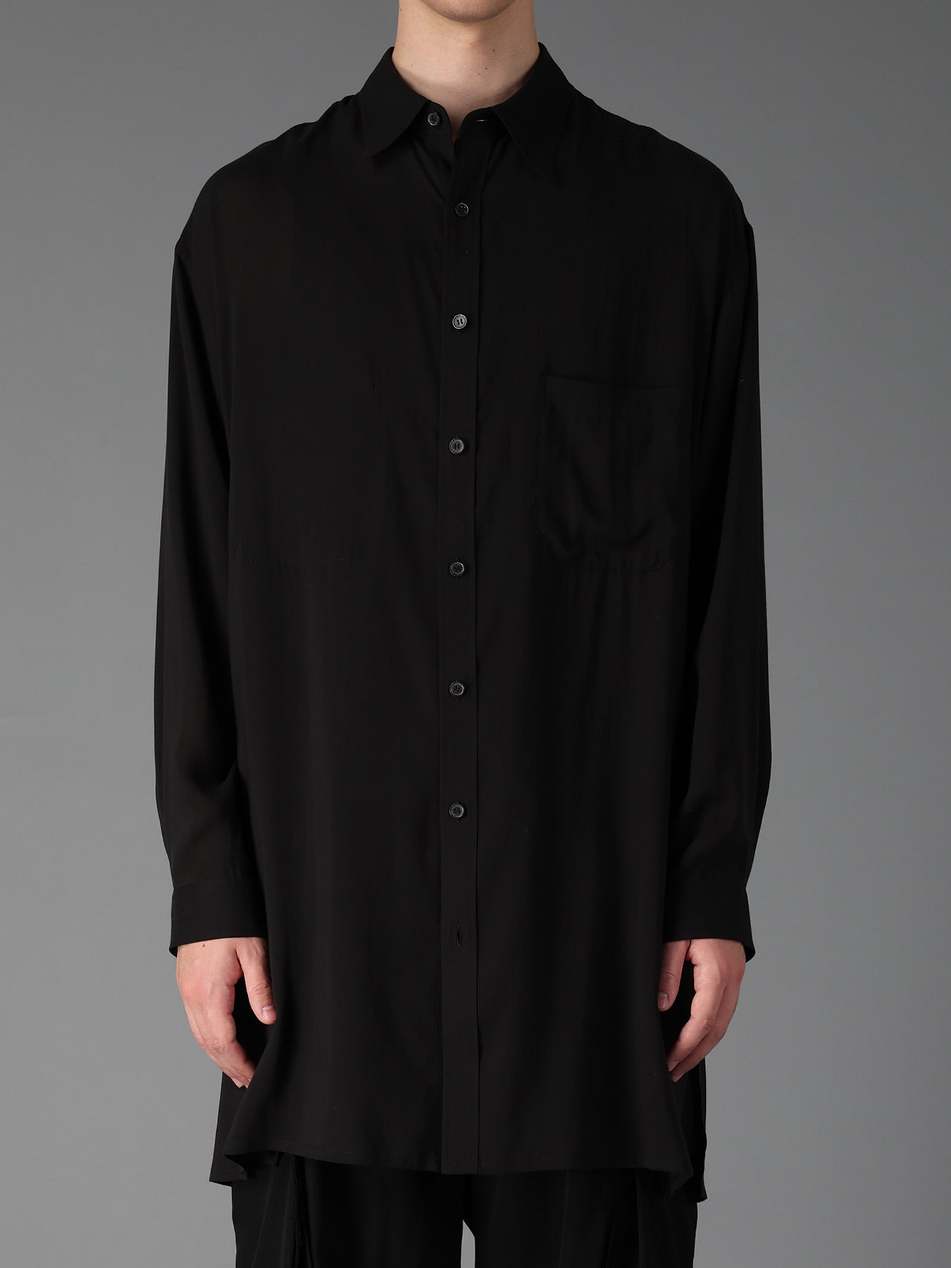 CELLULOSE LAWN LONG SHIRT