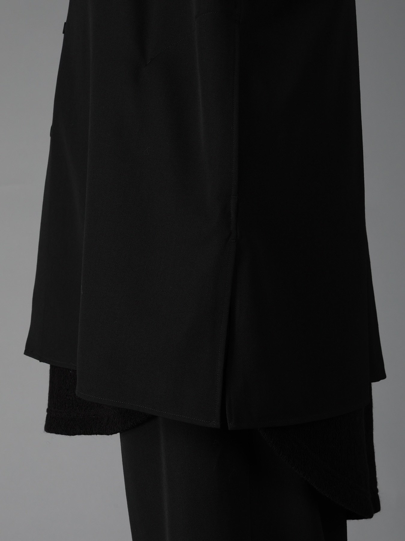 WOOL GABARDINE DOLMAN  SHIRT