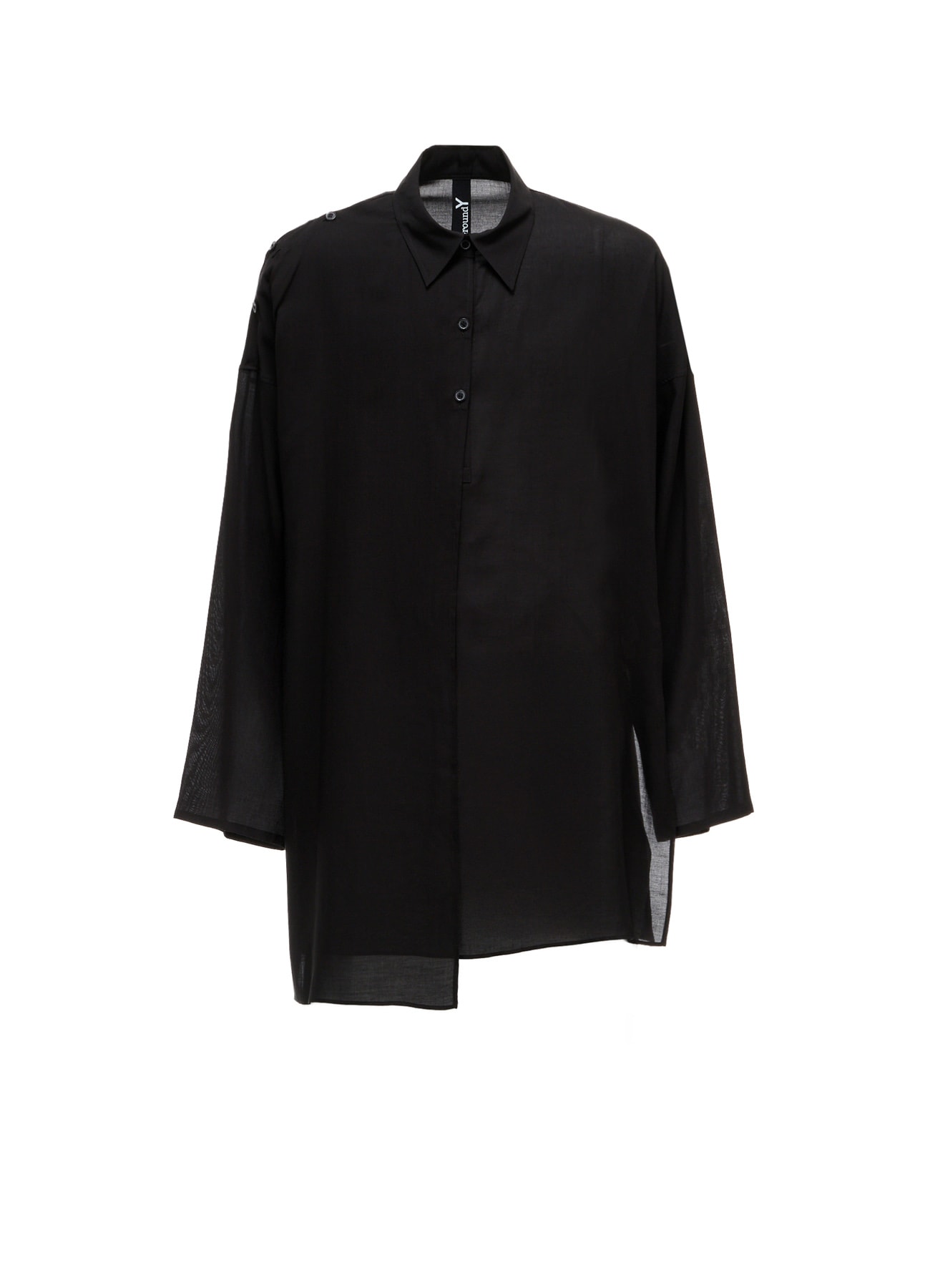 CELLULOSE LAWN PULLOVER SHIRT