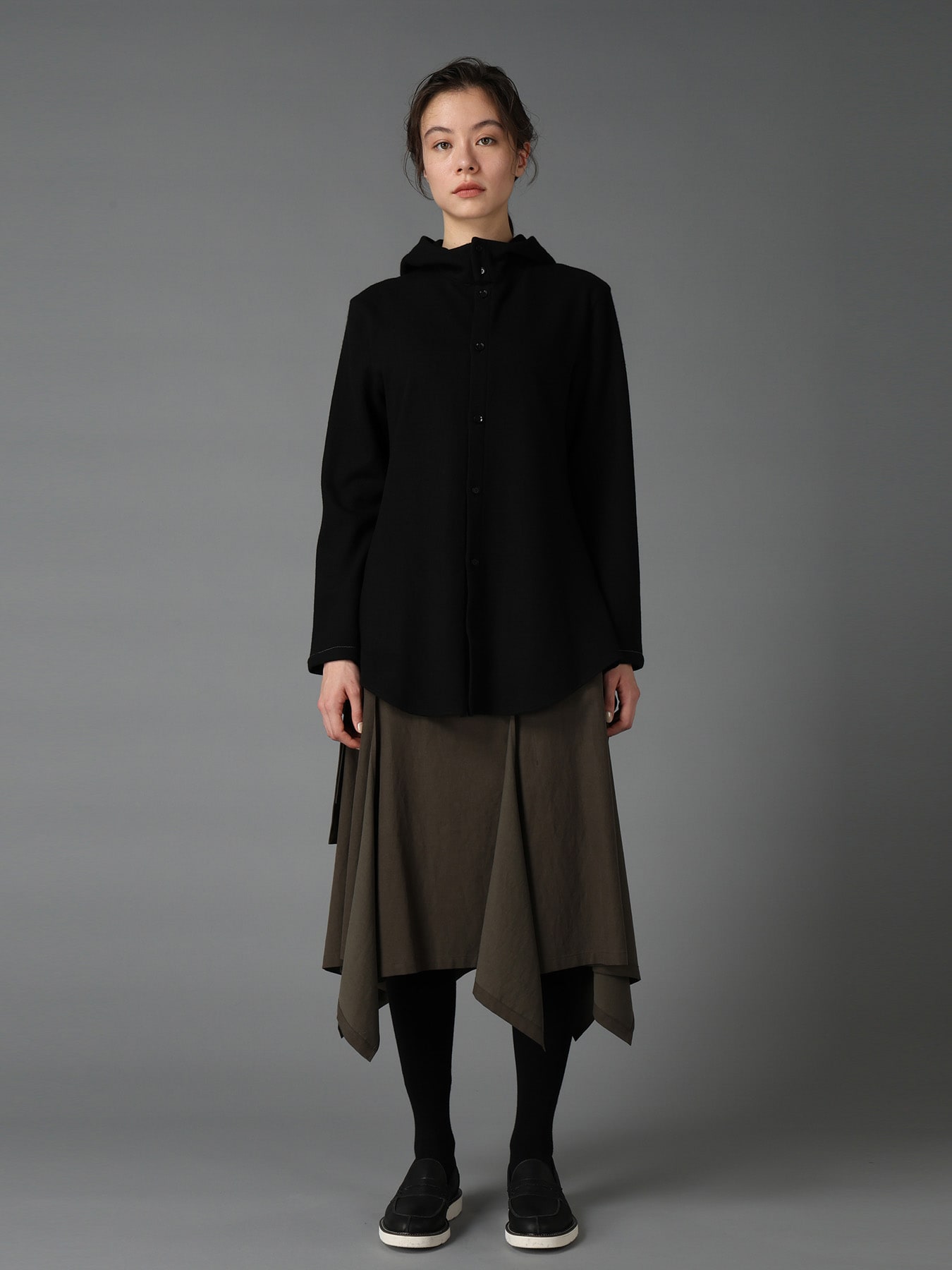 SOFT SPUN 1/14 JERSEY HOODED SHIRT