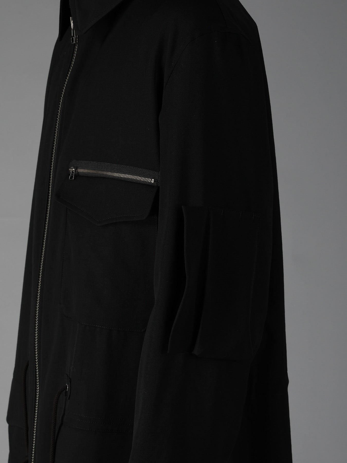 WOOL GABARDINE BALMACAAN MODS COAT