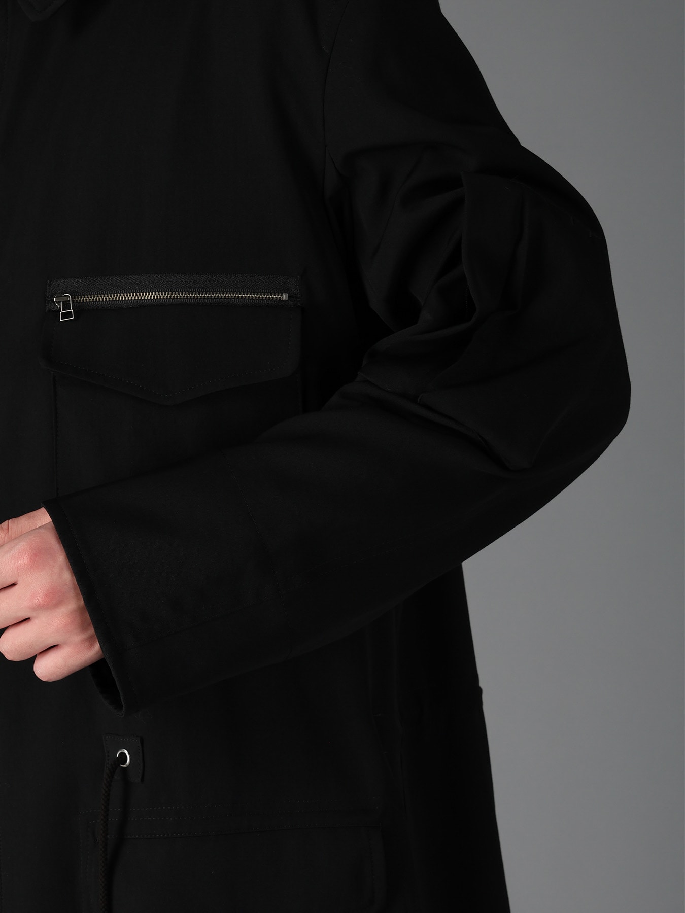 WOOL GABARDINE BALMACAAN MODS COAT