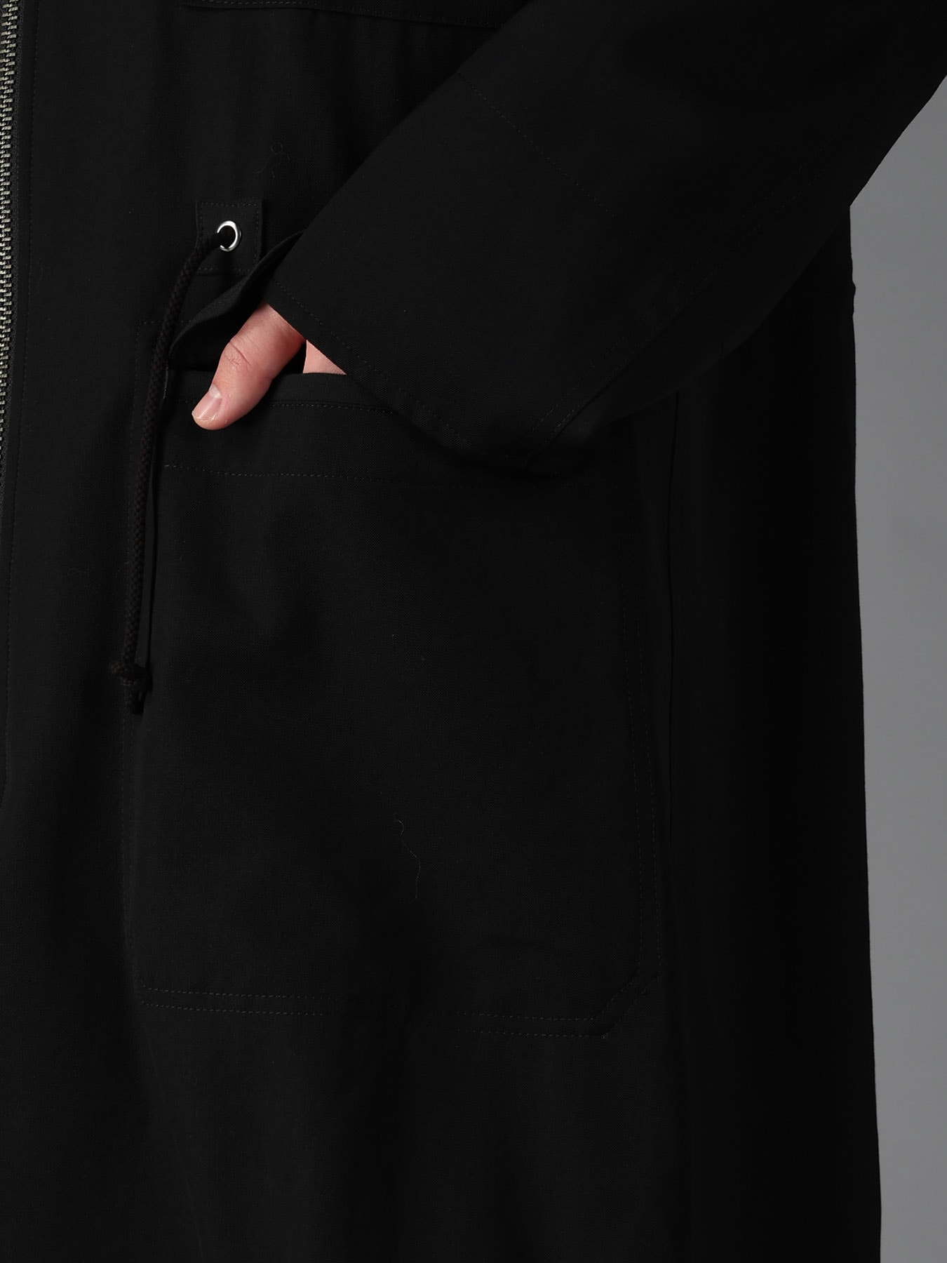 WOOL GABARDINE BALMACAAN MODS COAT
