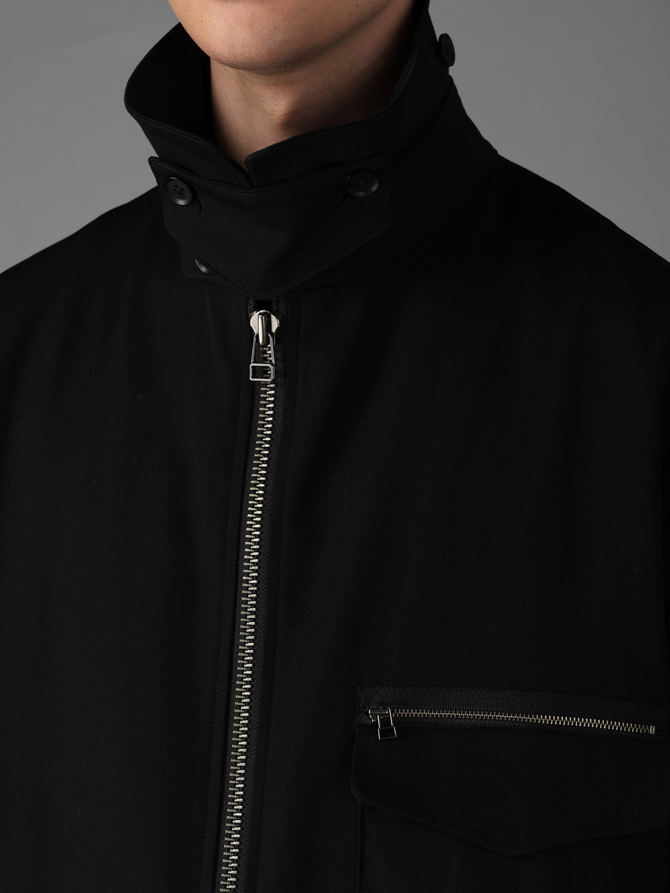 WOOL GABARDINE BALMACAAN MODS COAT