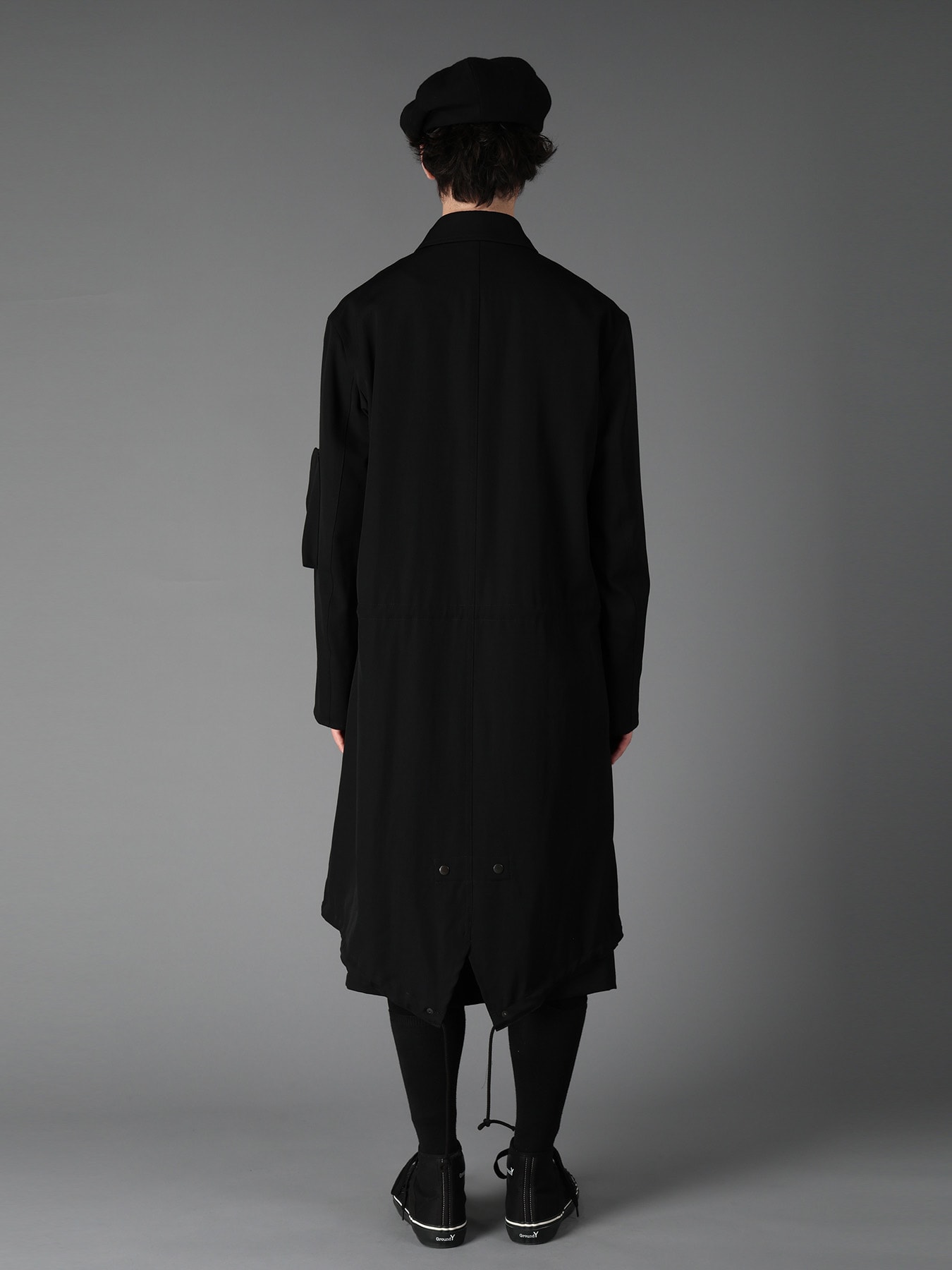 WOOL GABARDINE BALMACAAN MODS COAT